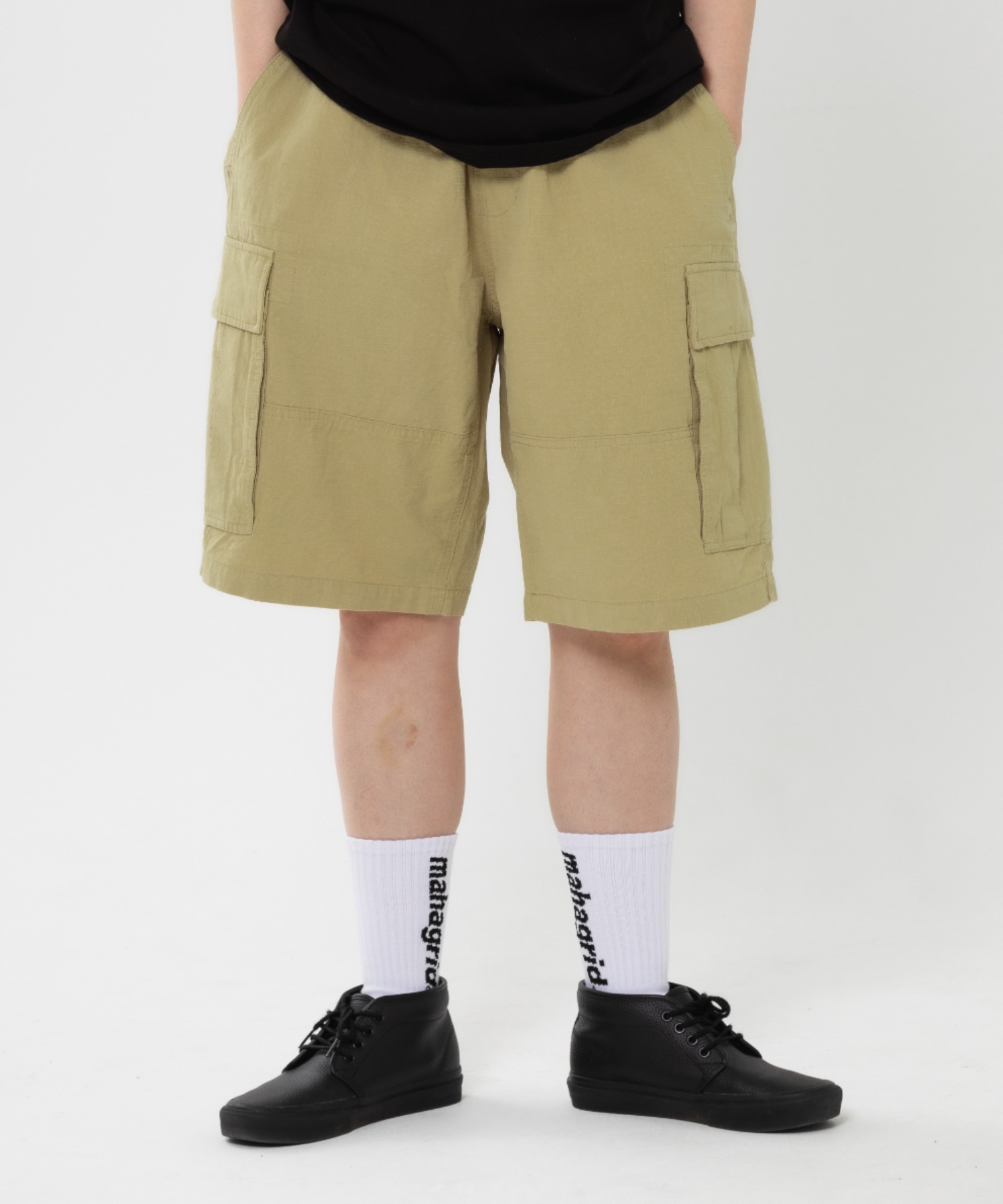 mahagrid/マハグリッド』WASHED RIP STOP CARGO SHORT/カーゴショット