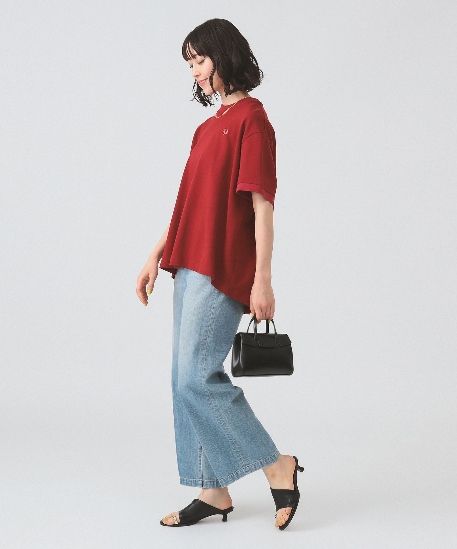 別注】FRED PERRY / Reluxed Pique T-shirt