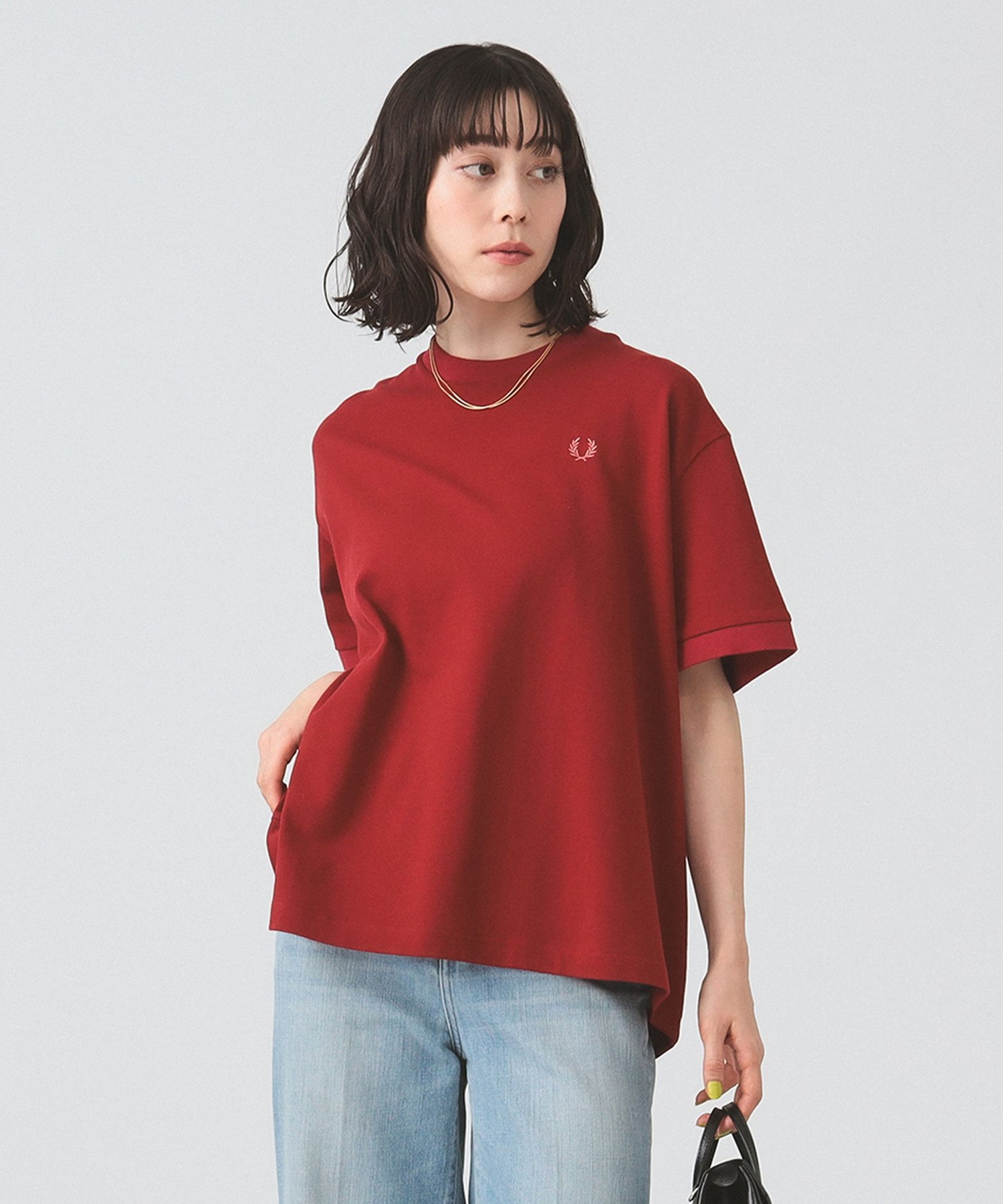 別注】FRED PERRY / Reluxed Pique T-shirt