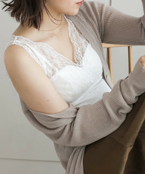 model：167cm / size：F / オフホワイト