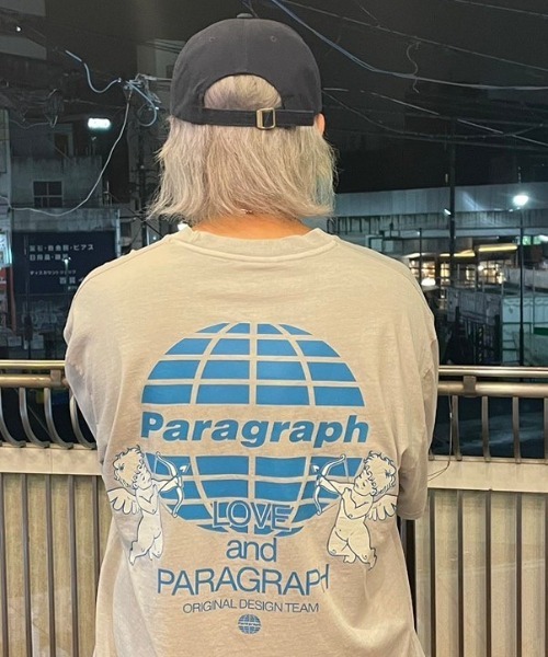 A'GEM/9 × .kom『paragraph/パラグラフ』エンゼルロゴ Tシャツ 半袖