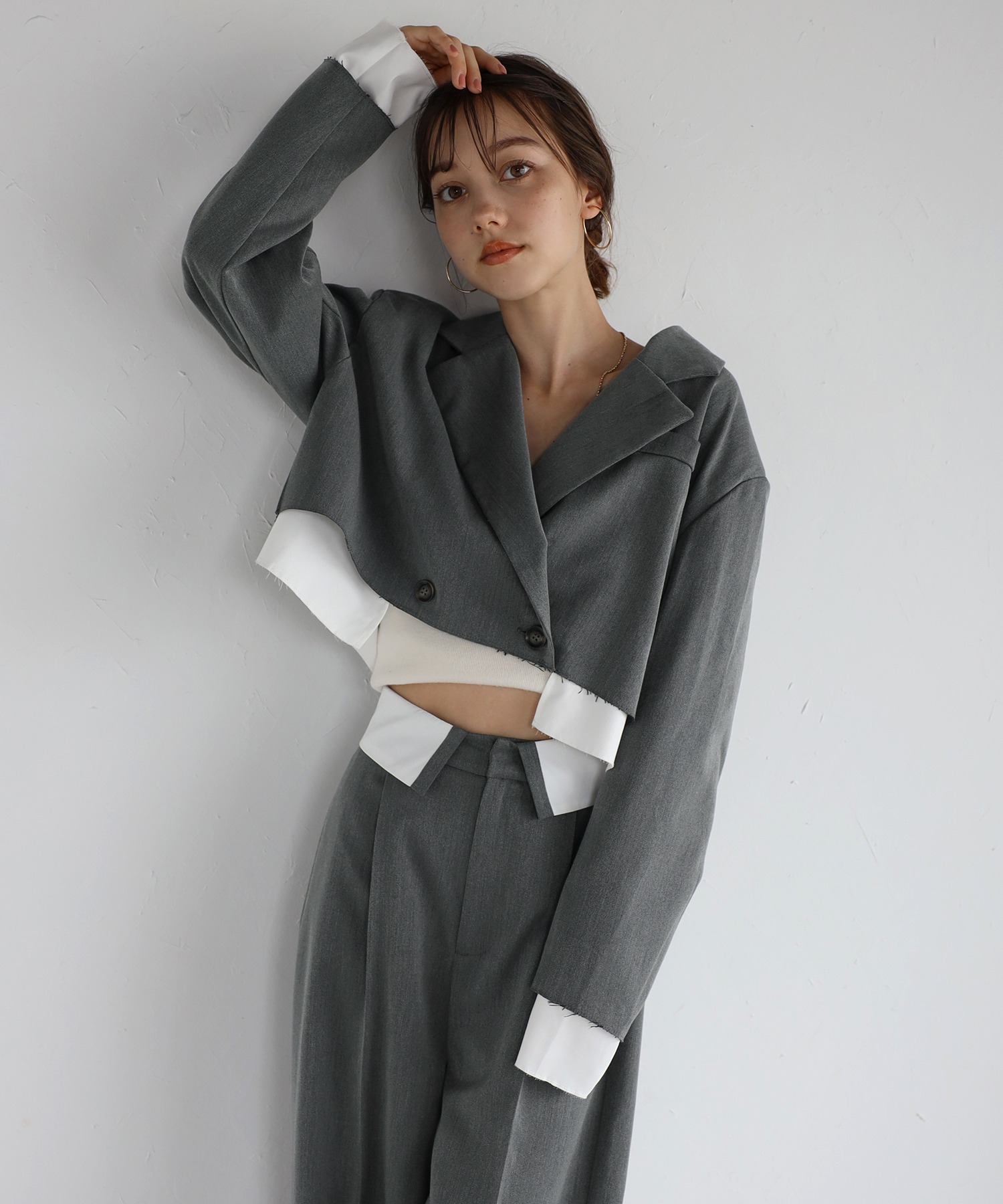 model：H159 着用サイズ：FREE