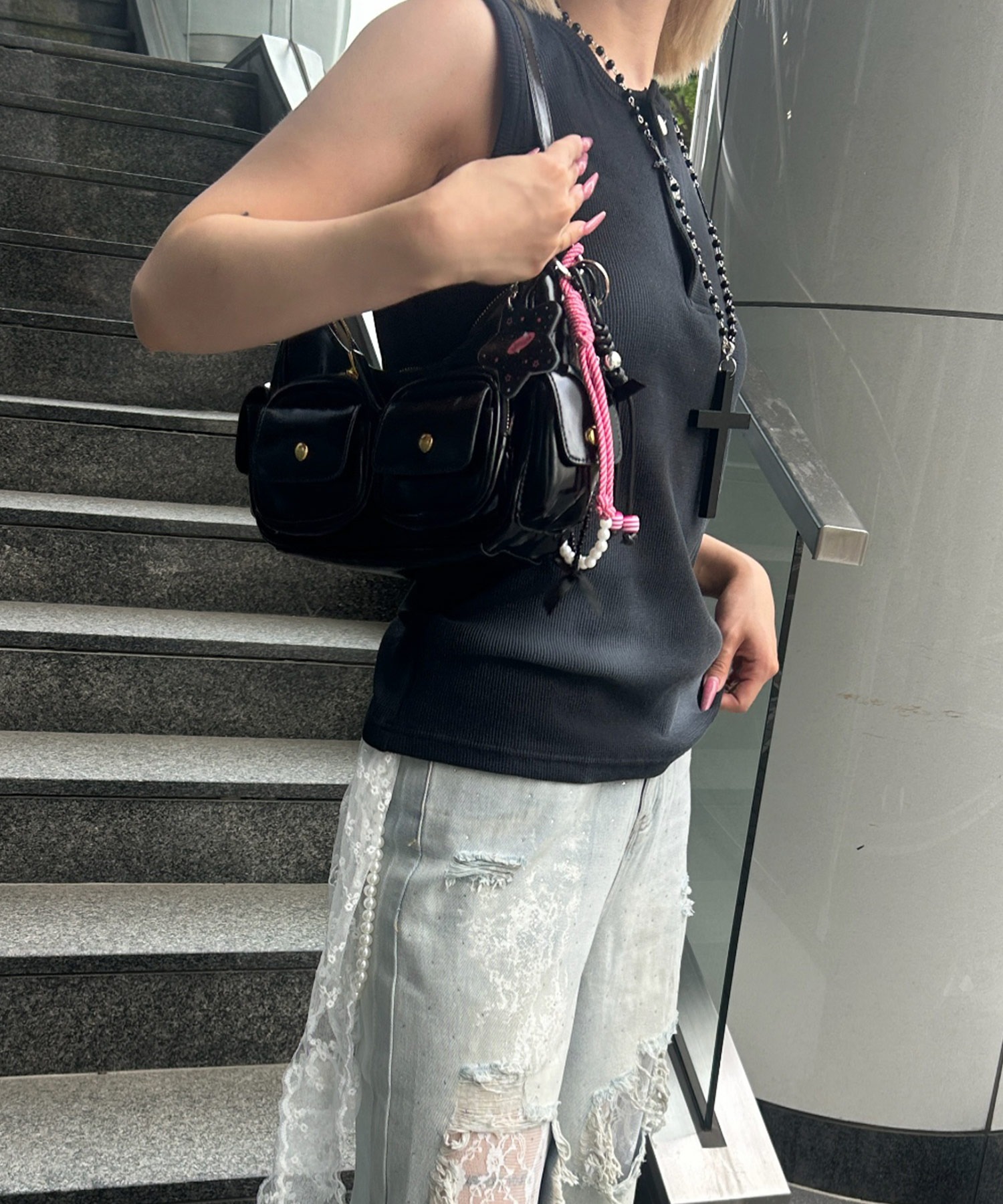 A'GEM/9 × .kom 『.KOM/ドットケーオーエム』マルチポケットショルダー