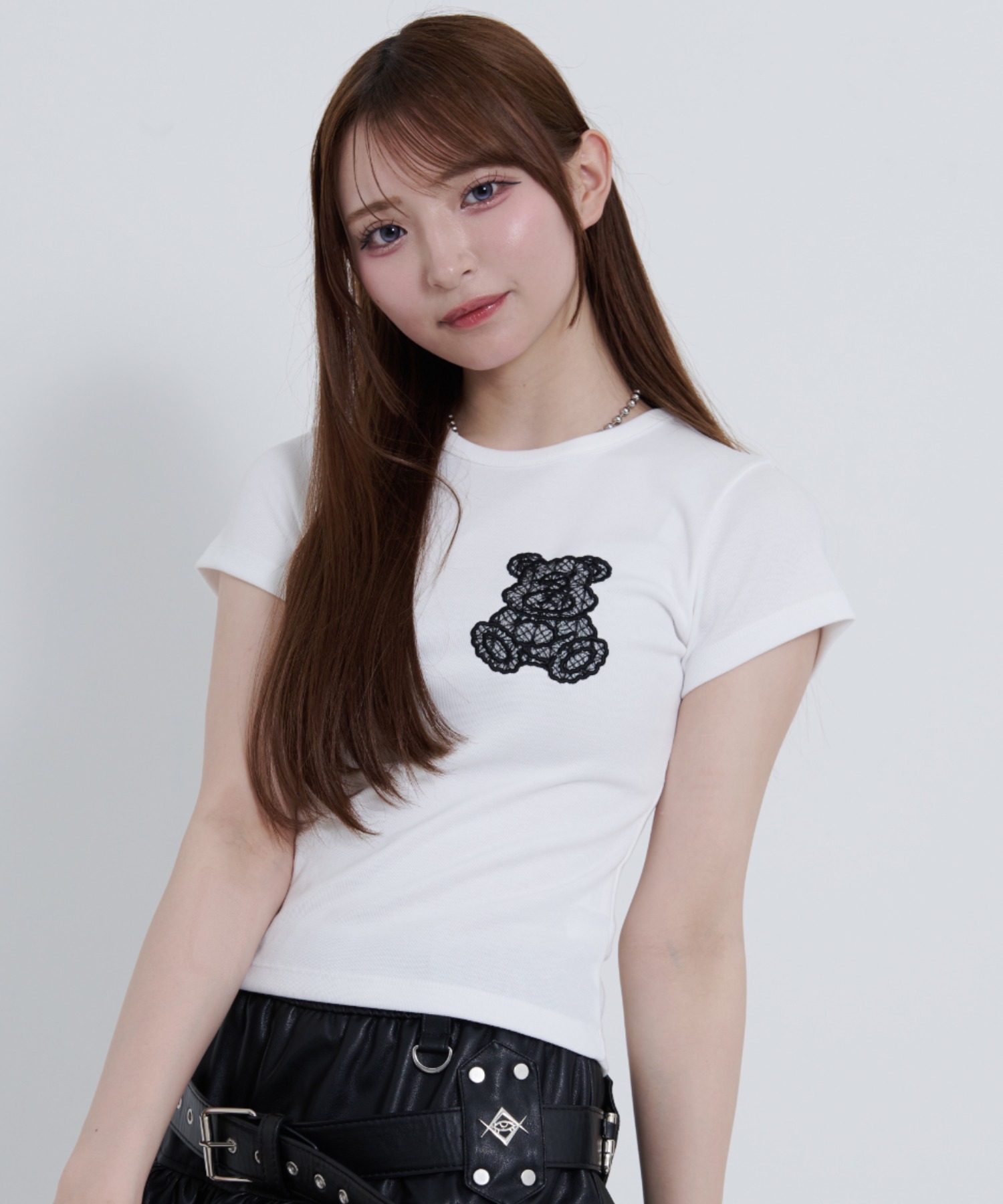 OY/オーワイ』LACE DOLLY CROP TEE /レースドリークロップTシャツ OY