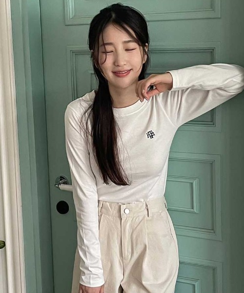 A'GEM/9 × .kom 『muah muah/ムーアムーア』 STITCH LOGO BASIC LONG