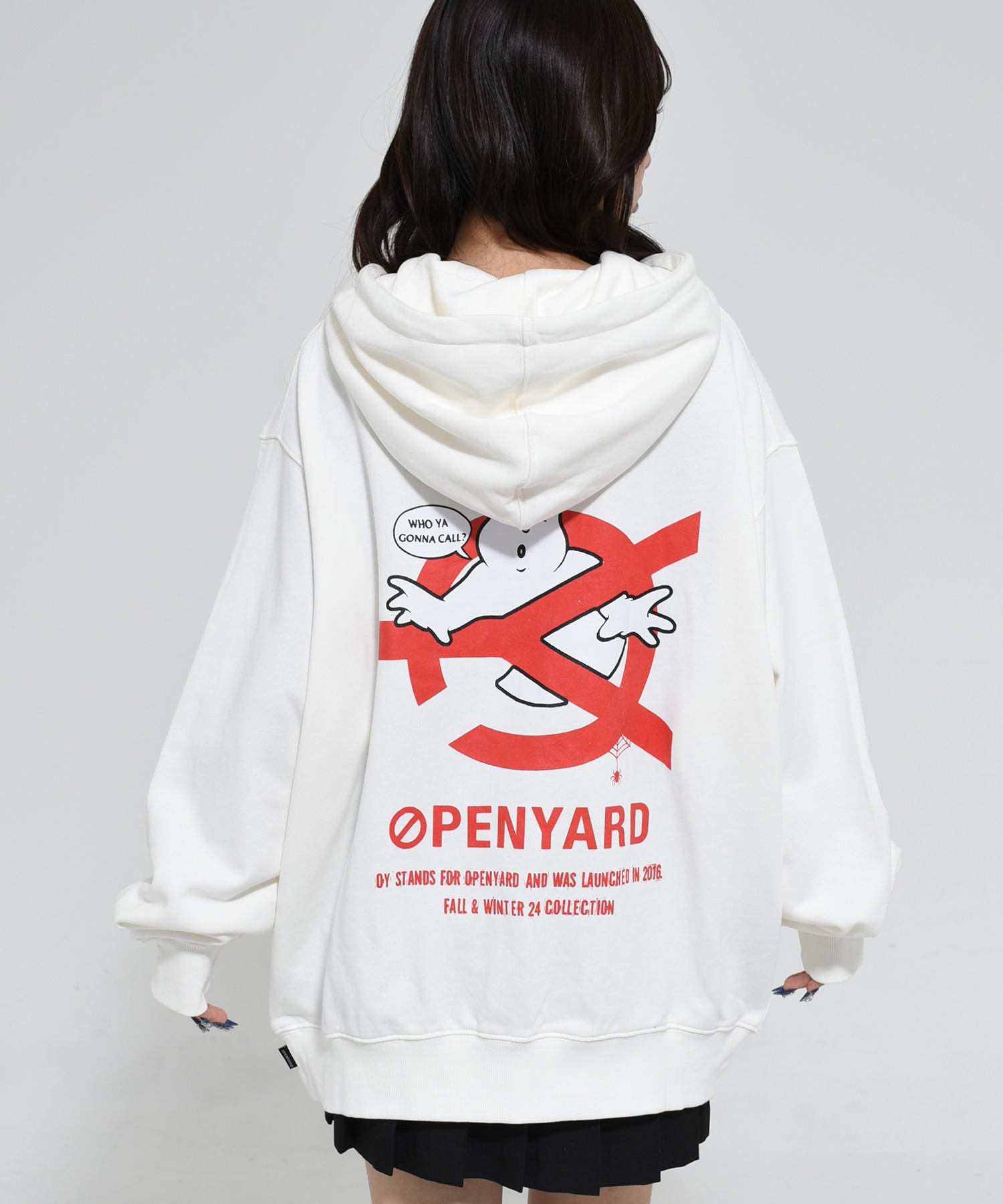 OY/オーワイ』 GHOST LOGO HOODIE /ゴースト ロゴ フーディー OY