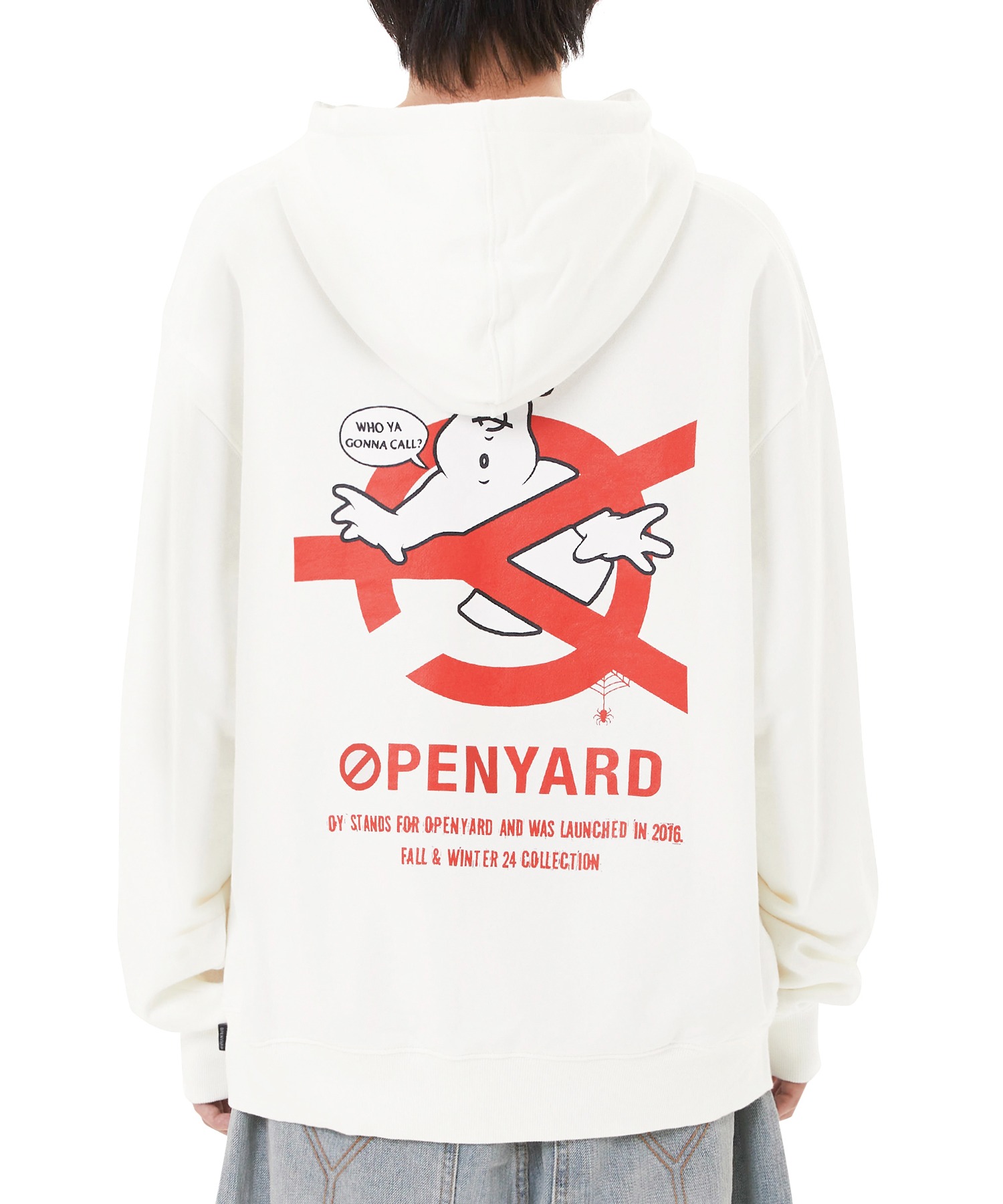 ★OY★GHOST LOGO HOODIE - BLACK★正規品/韓国直送料込/人気 OY/オーワイ』 GHOST LOGO HOODIE /ゴースト ロゴ フーディー OY
