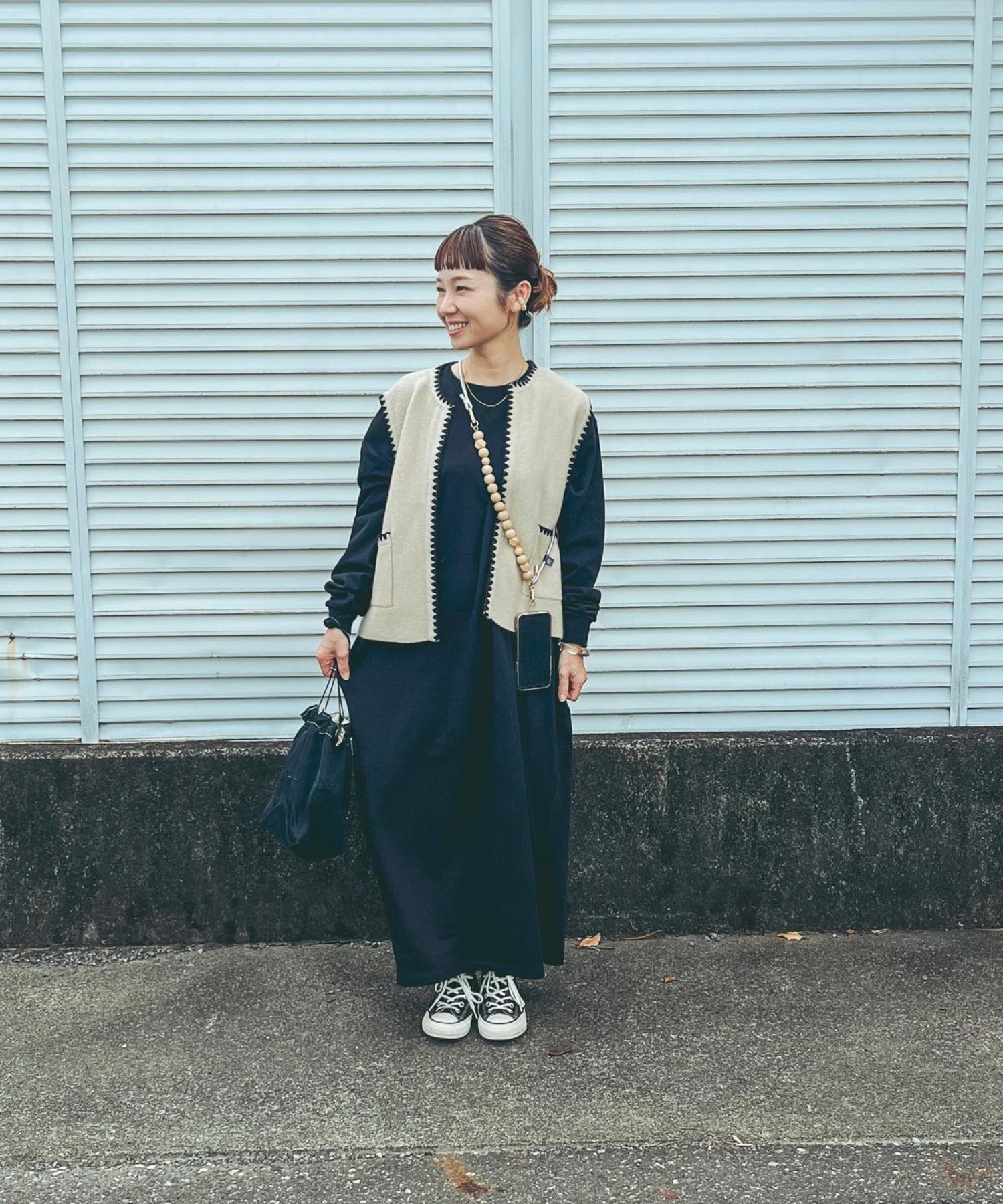 model：H152 着用サイズ：FREE
