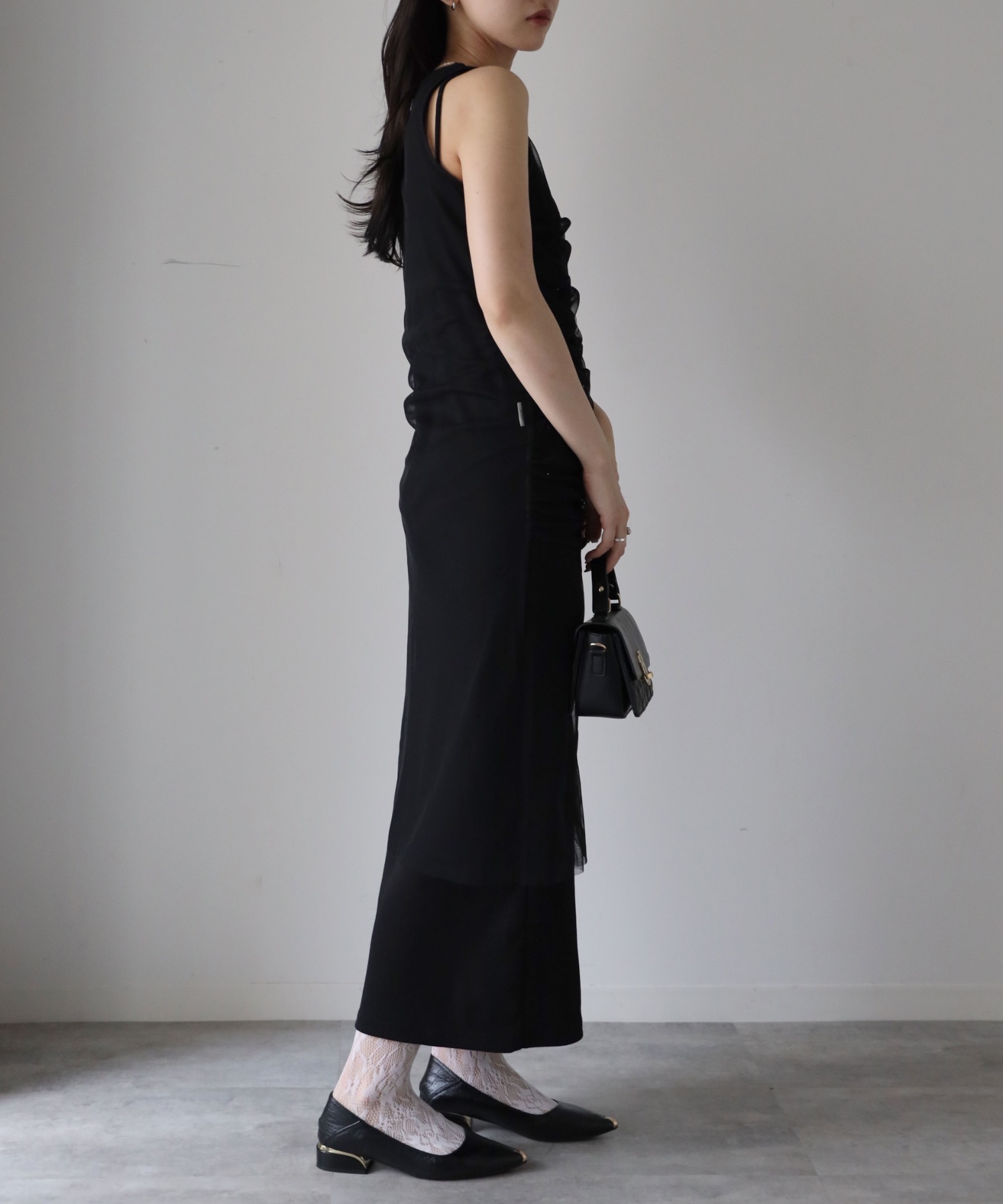 model：164cm. 着用サイズ：FREE