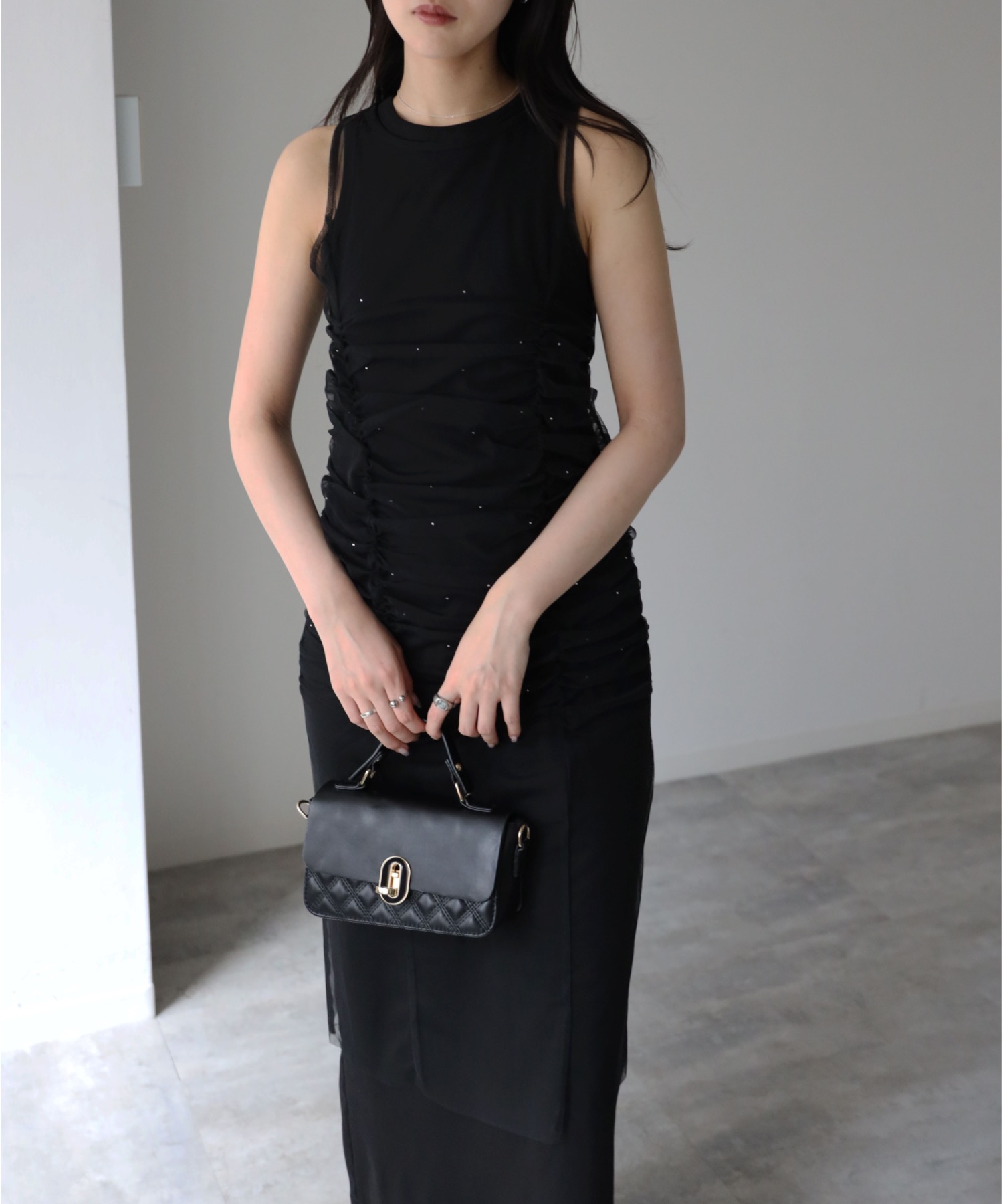 model：164cm. 着用サイズ：FREE
