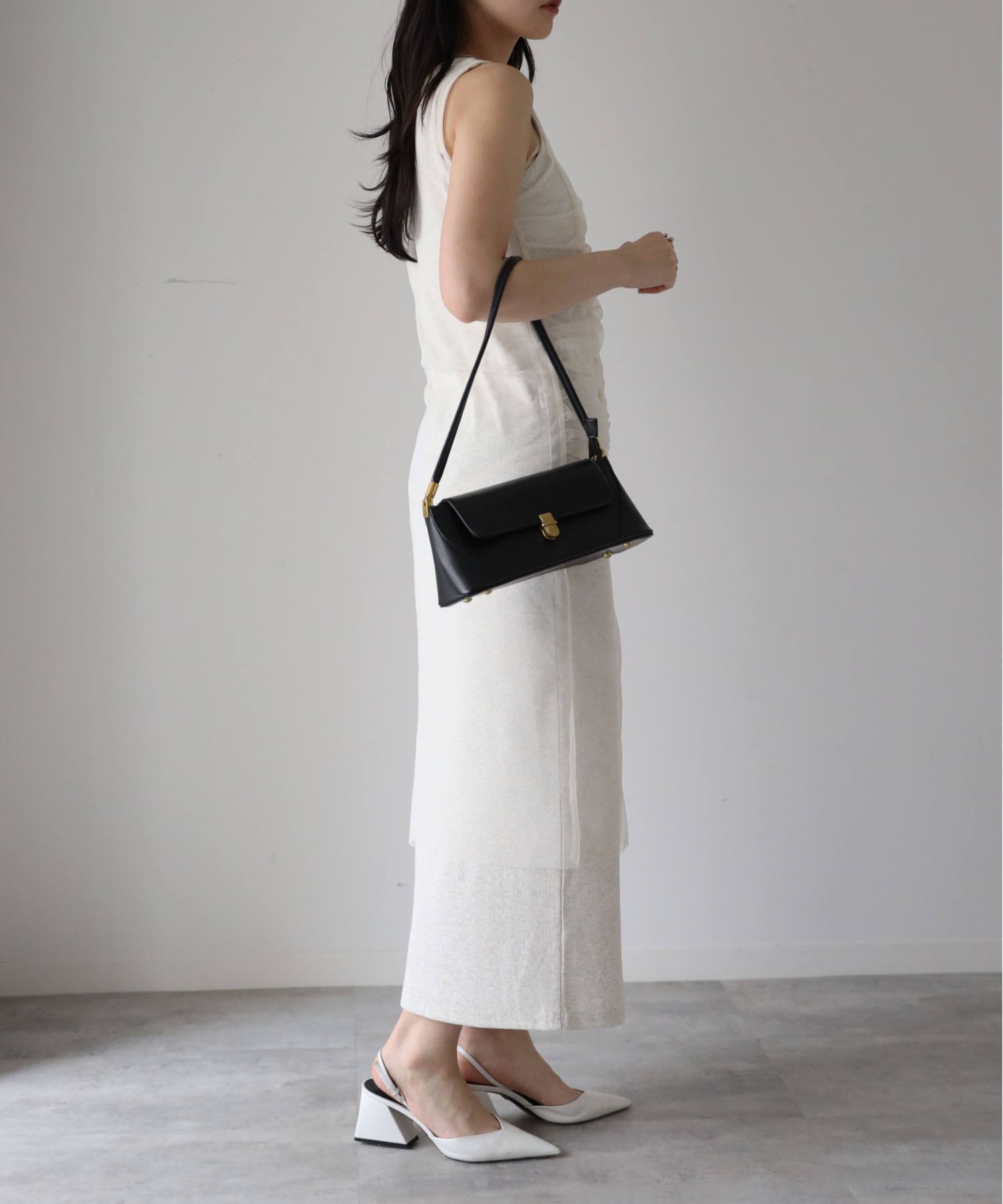 model：164cm. 着用サイズ：FREE