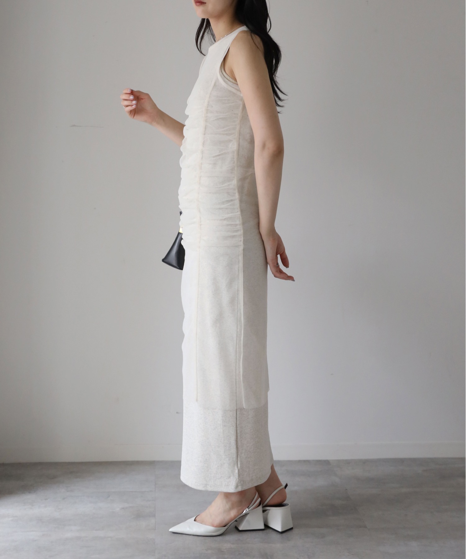model：164cm. 着用サイズ：FREE