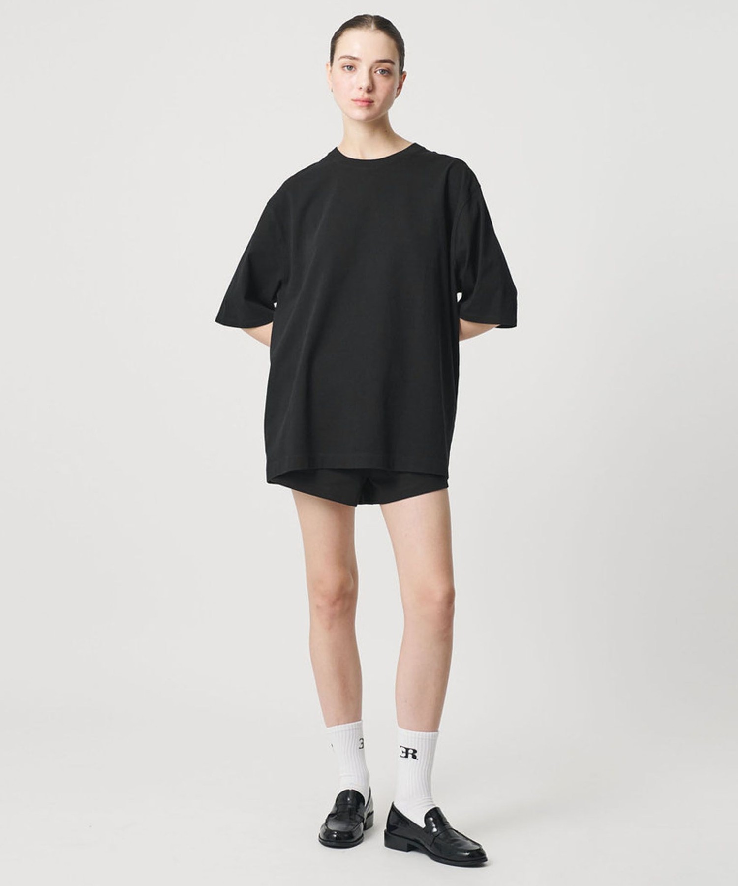 <ER> логотип‑шорт‑слив T‑shirt