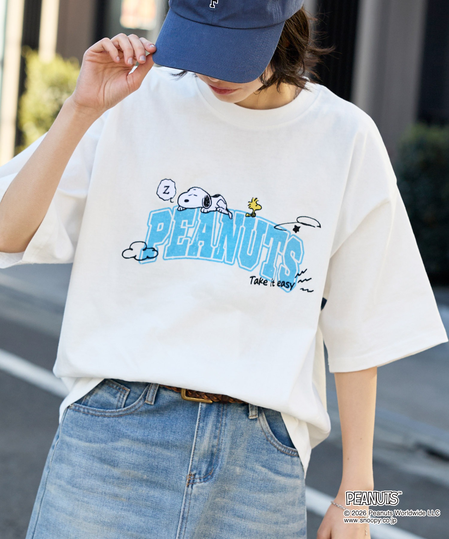 PEANUTS / SNOOPY】別注 ピーナッツ スヌーピー ヴィンテージプリント