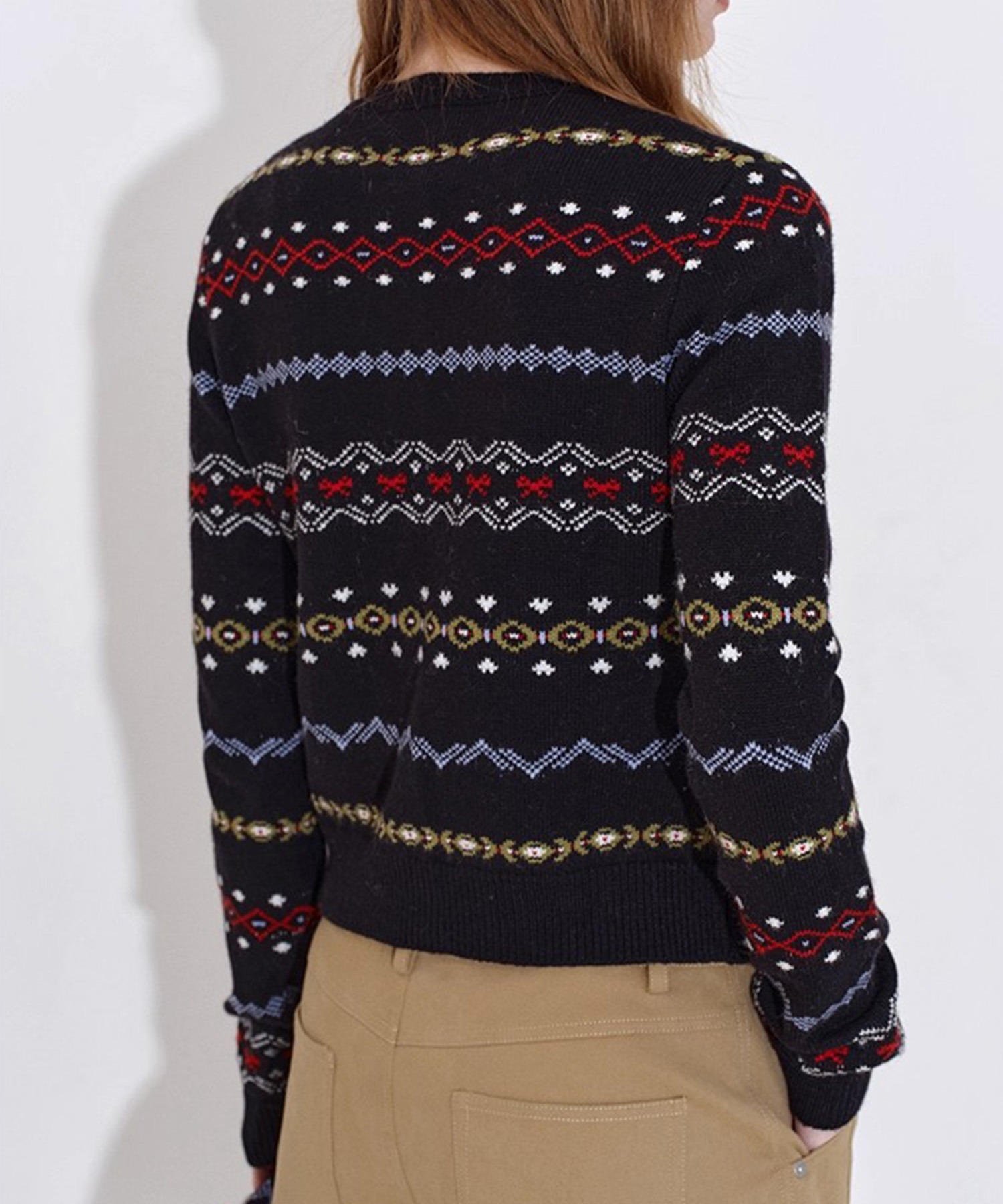 北欧・暮らしの道具店　植物柄ニット　新品未使用 yuni / ユニ / 植物柄のハンドニット - 北欧、暮らしの道具店