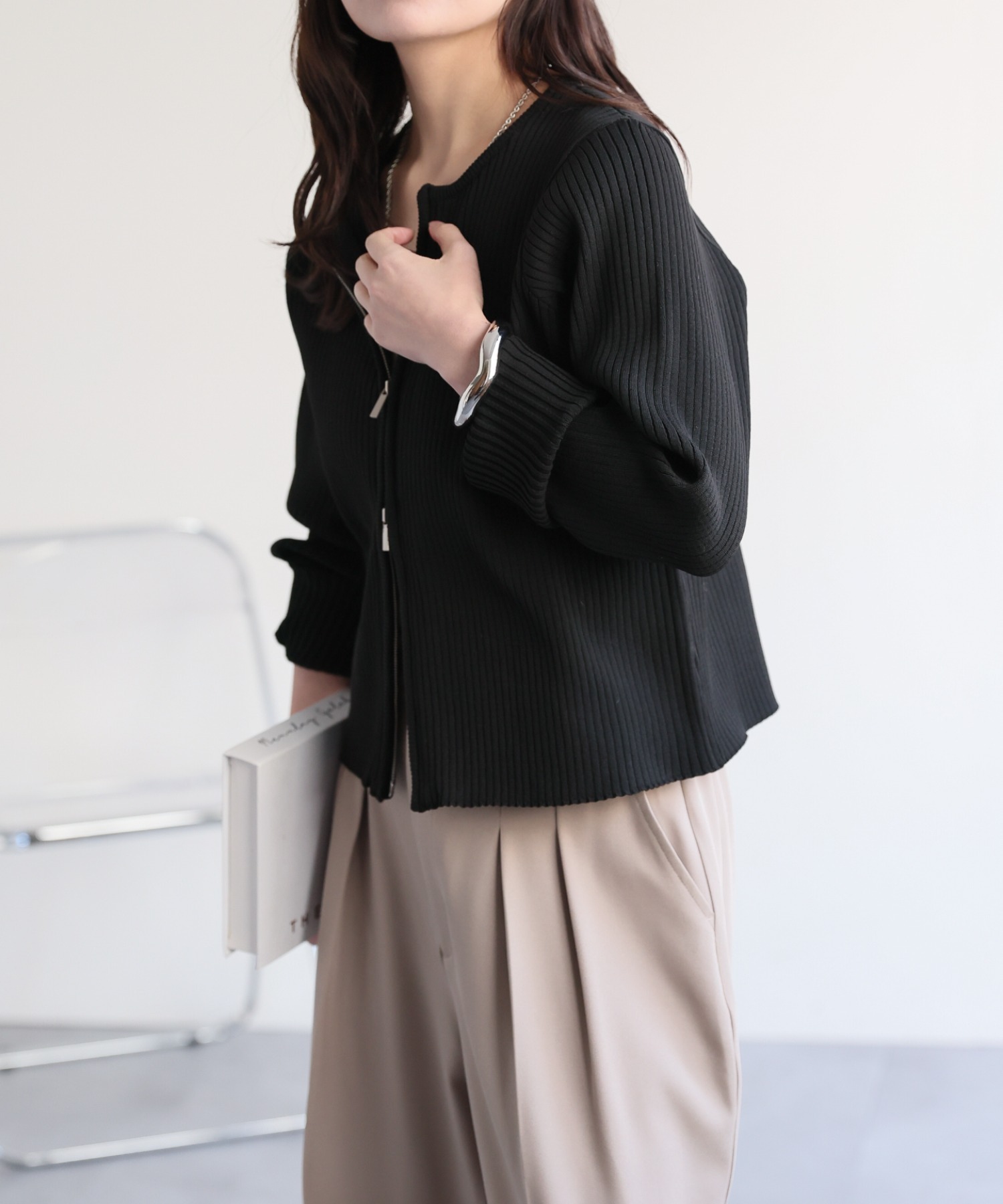 model：156cm 着用サイズ：FREE