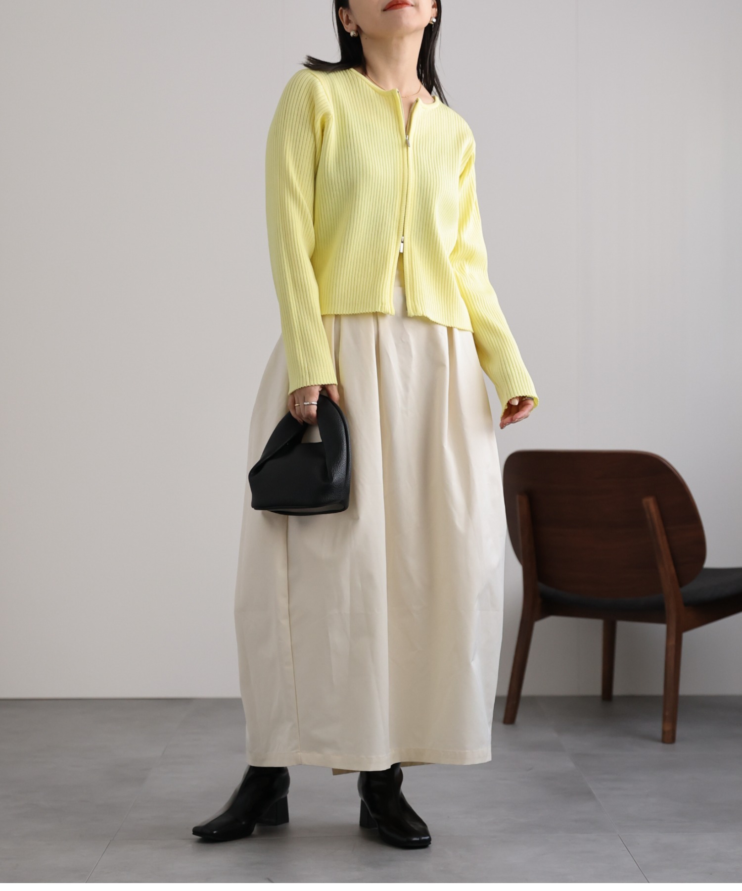 model:162㎝　着用サイズ:FREE