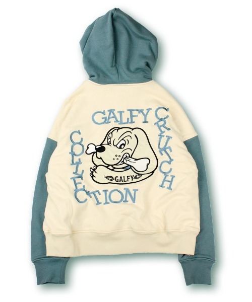 A'GEM/9 × .kom『GALFY/ガルフィー』色渋 スウェットアノラック