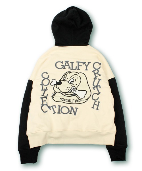 A'GEM/9 × .kom『GALFY/ガルフィー』色渋 スウェットアノラック