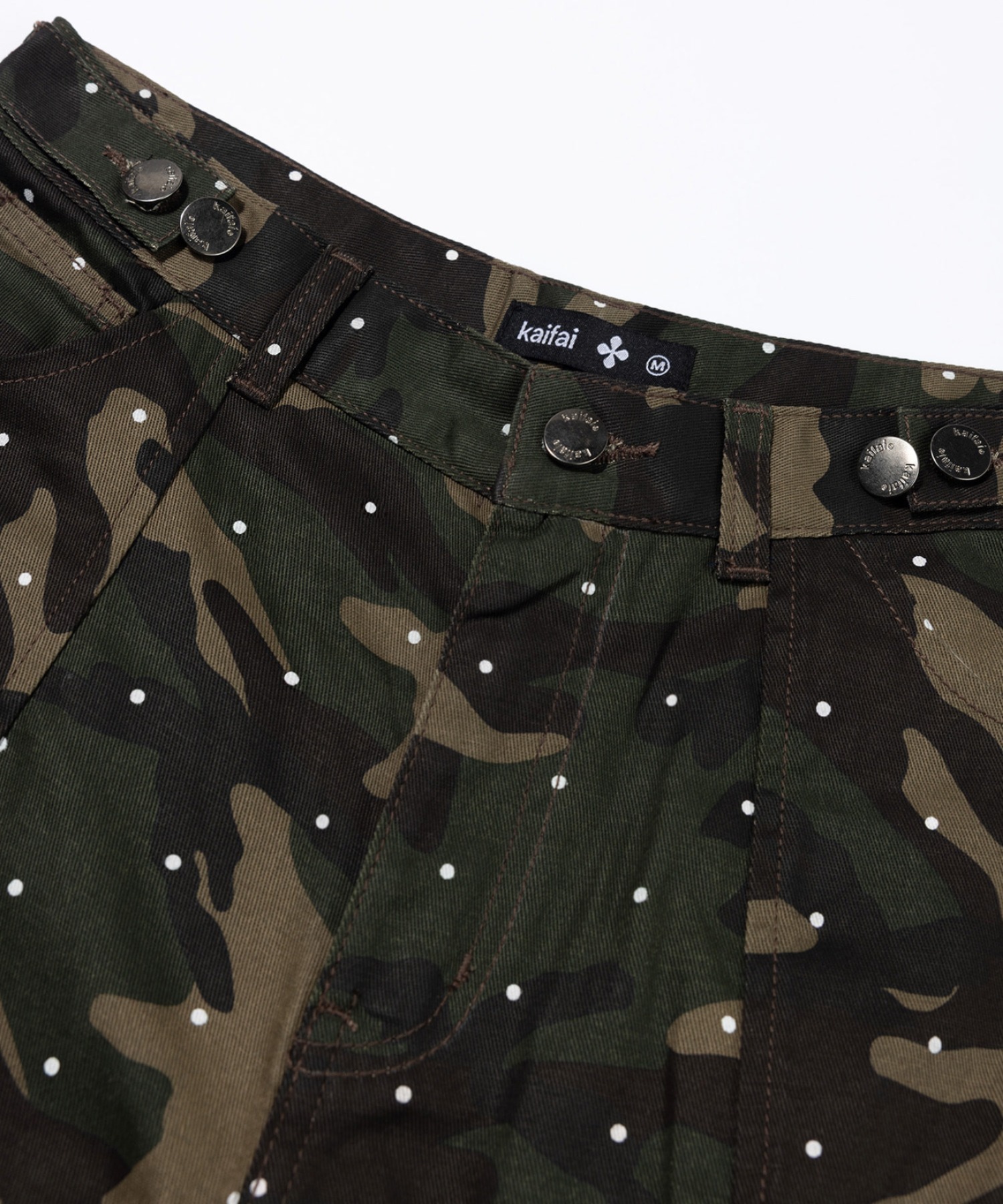 A'GEM/9 × .kom 『kaifai/カイファイ』 Dot Camo Bermuda Pants/ドット