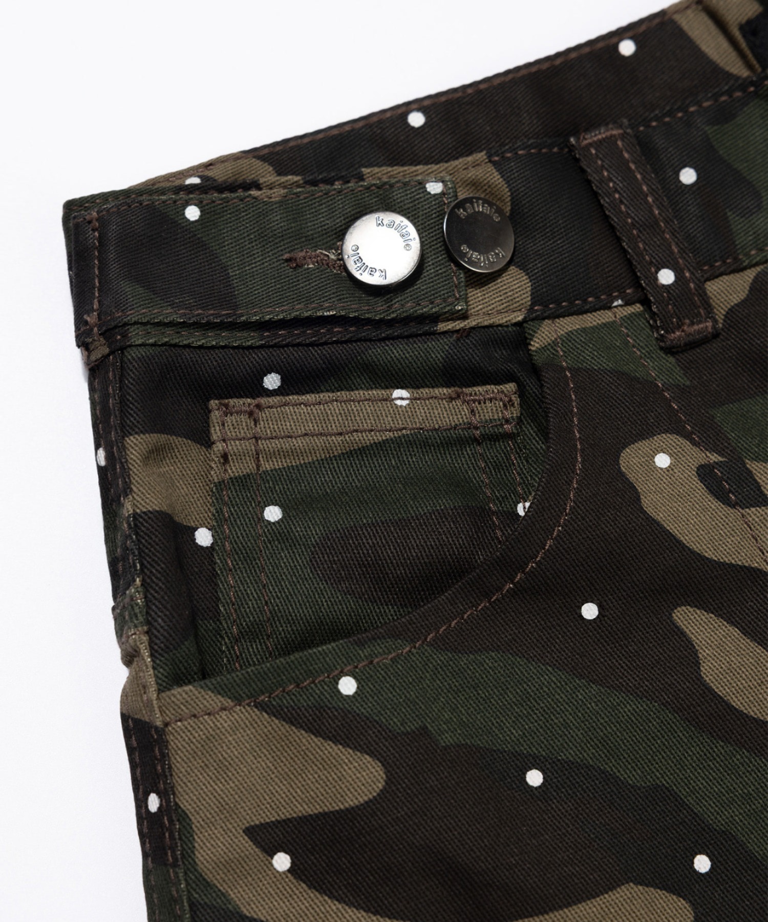 カモかも A'GEM/9 × .kom 『kaifai/カイファイ』 Dot Camo Bermuda Pants/ドット