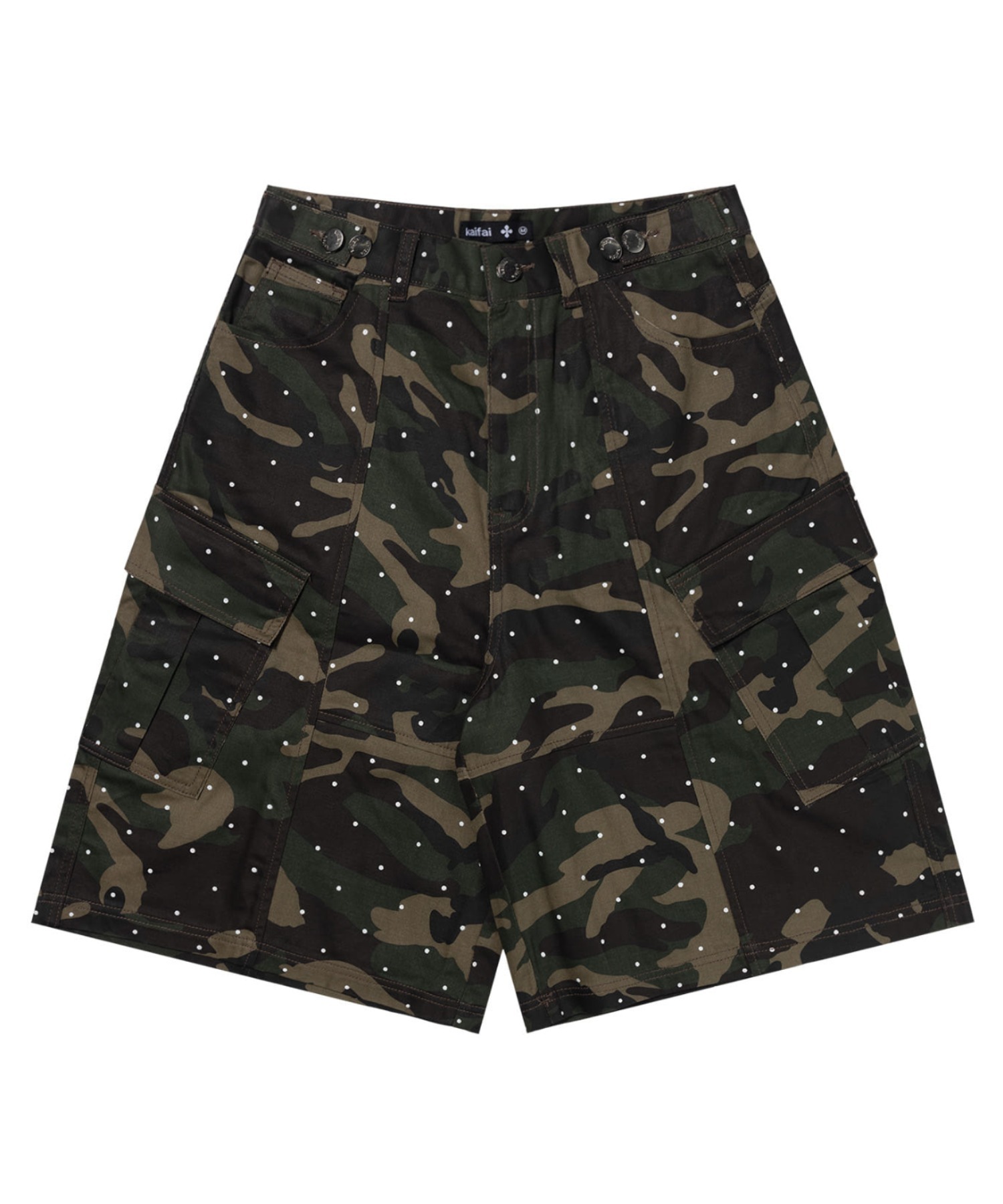 A'GEM/9 × .kom 『kaifai/カイファイ』 Dot Camo Bermuda Pants/ドット