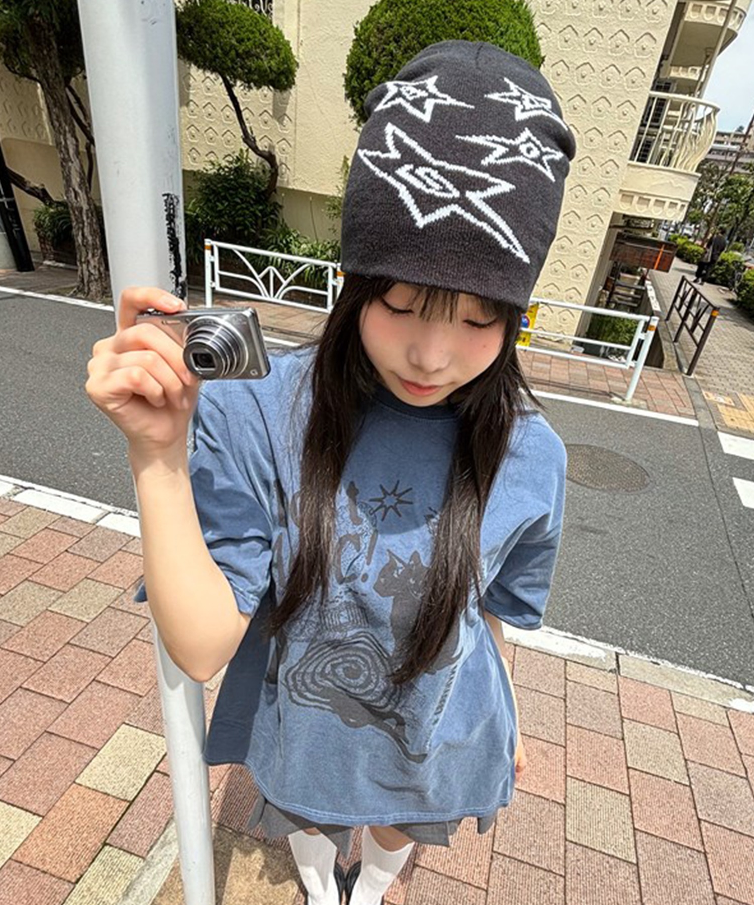 mahagrid/マハグリッド』DON'T PANIC PIGMENT TEE/ドント