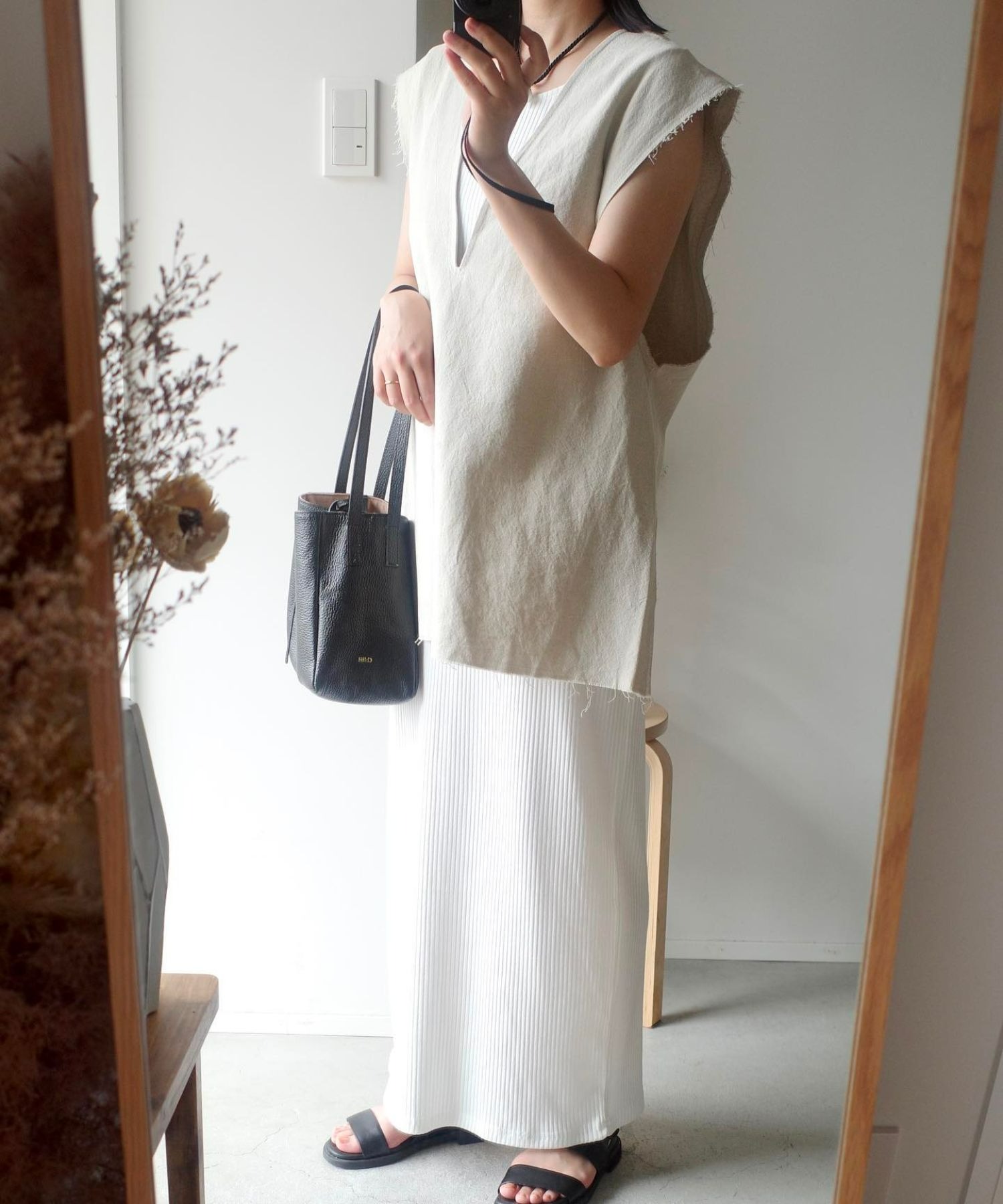 model：H158 着用サイズ：FREE