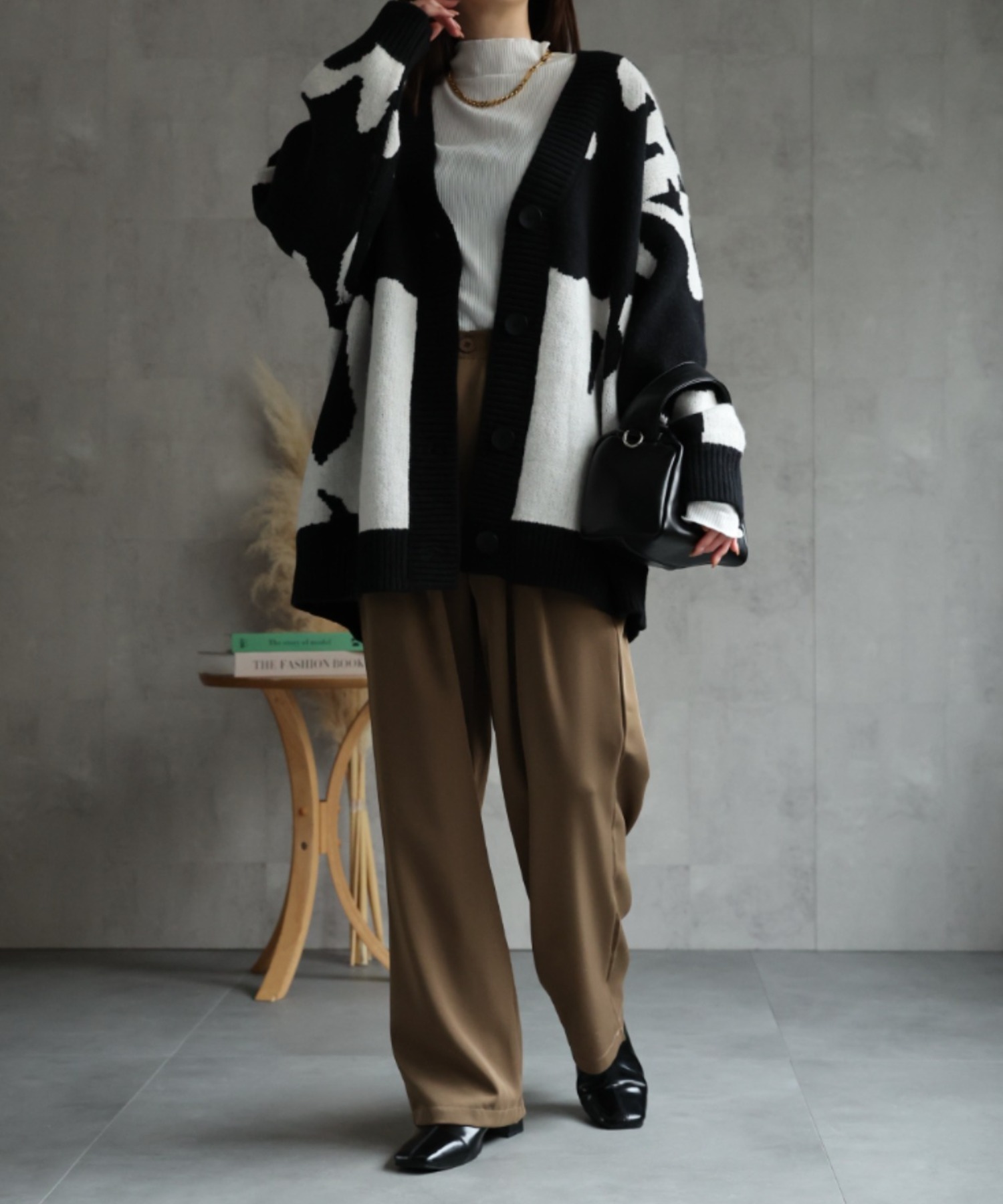 model：162㎝　着用サイズ：M