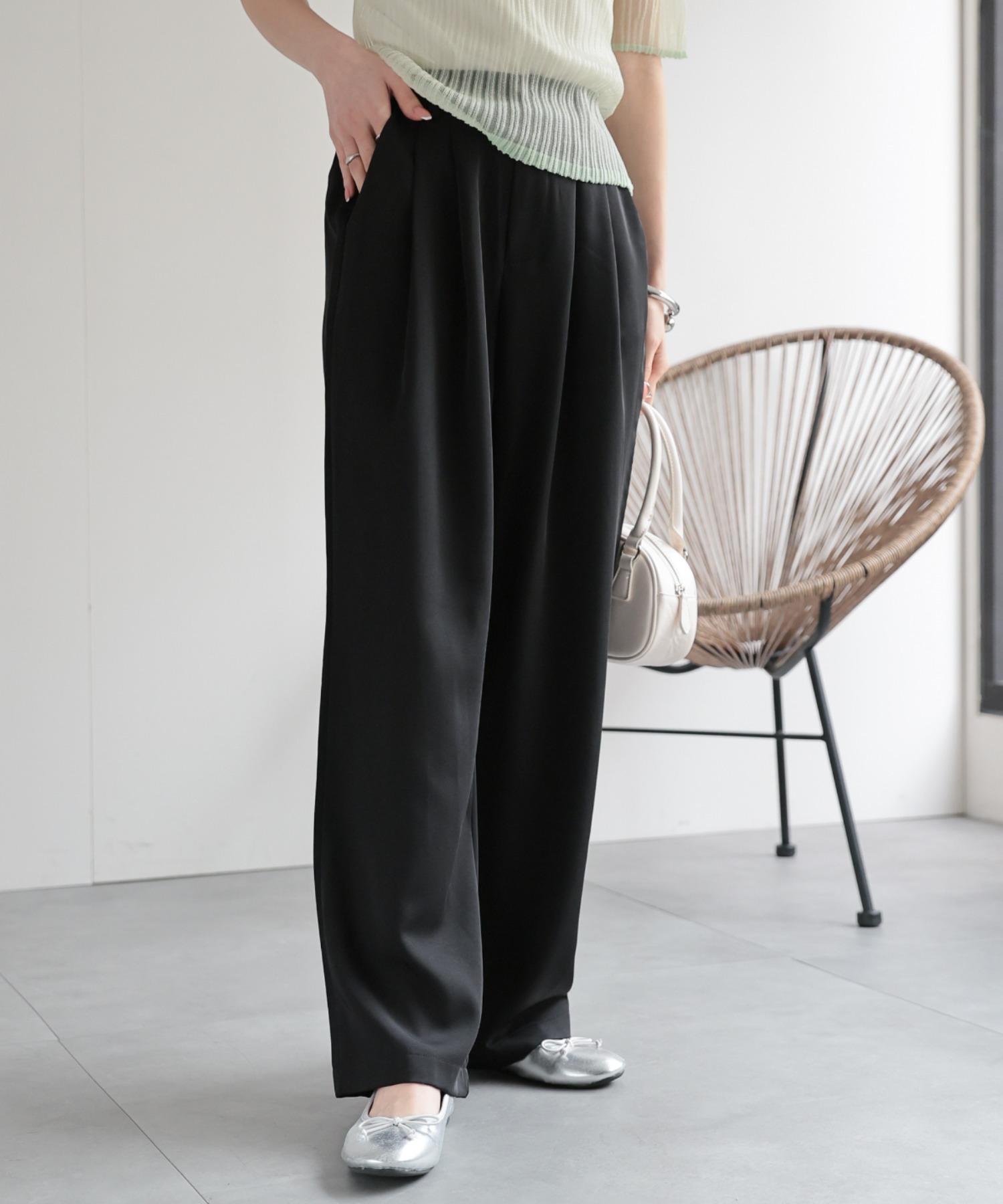 model：162㎝　着用サイズ：M