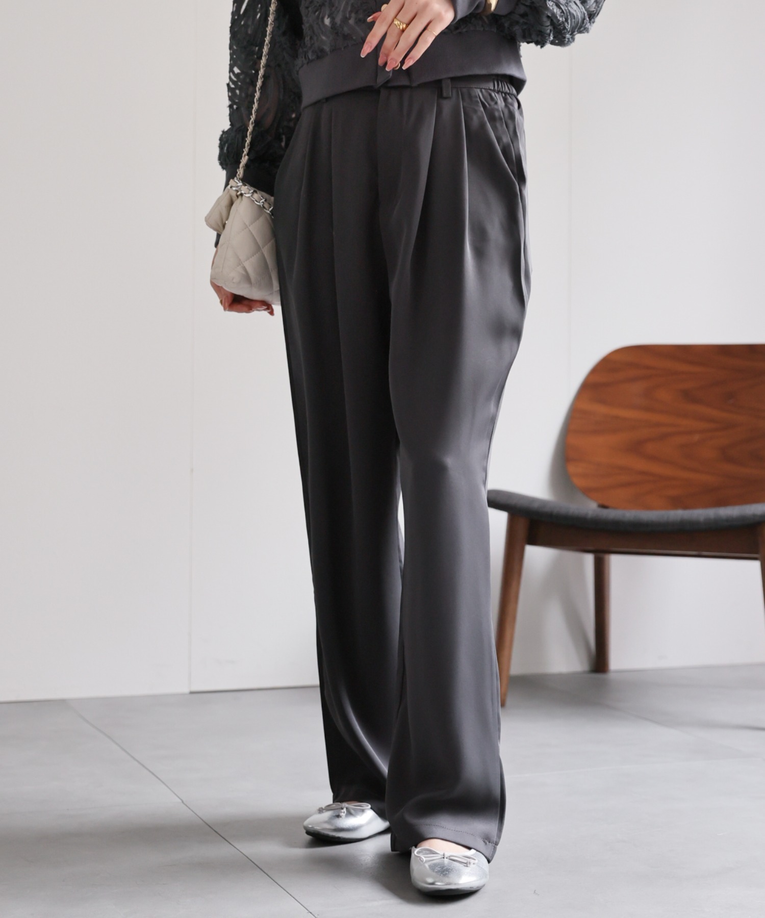 model：162㎝　着用サイズ：M
