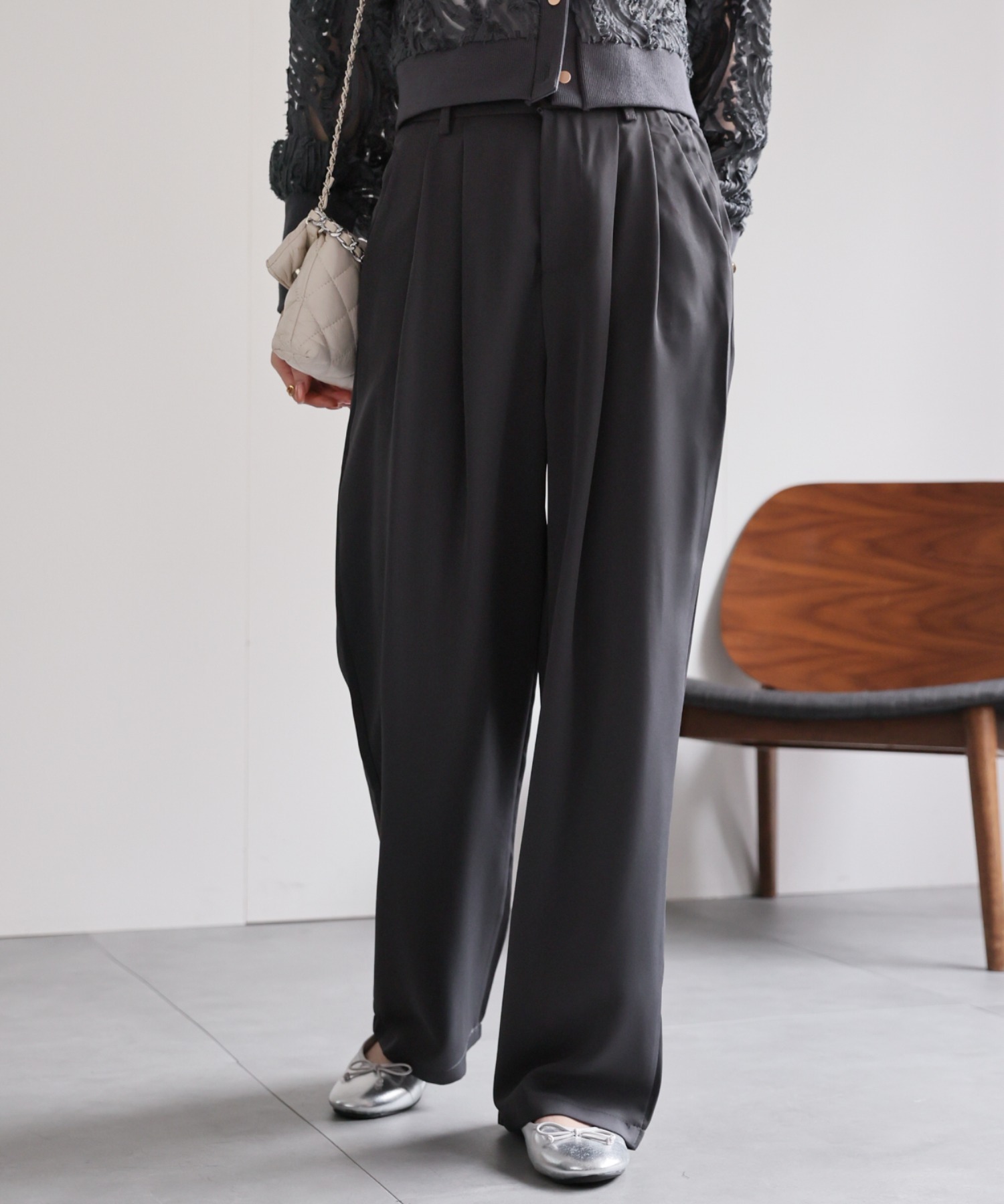 model：162㎝　着用サイズ：M