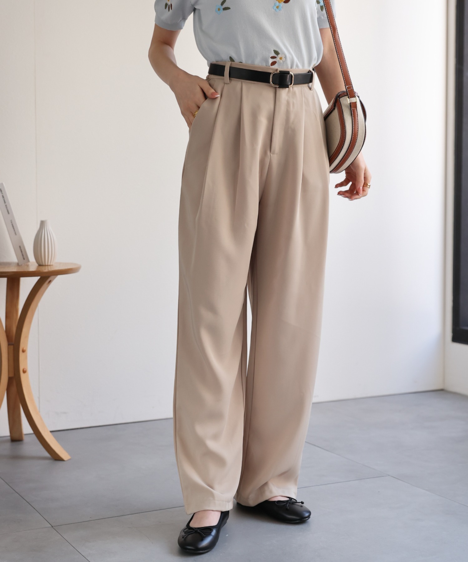 model：162㎝　着用サイズ：M