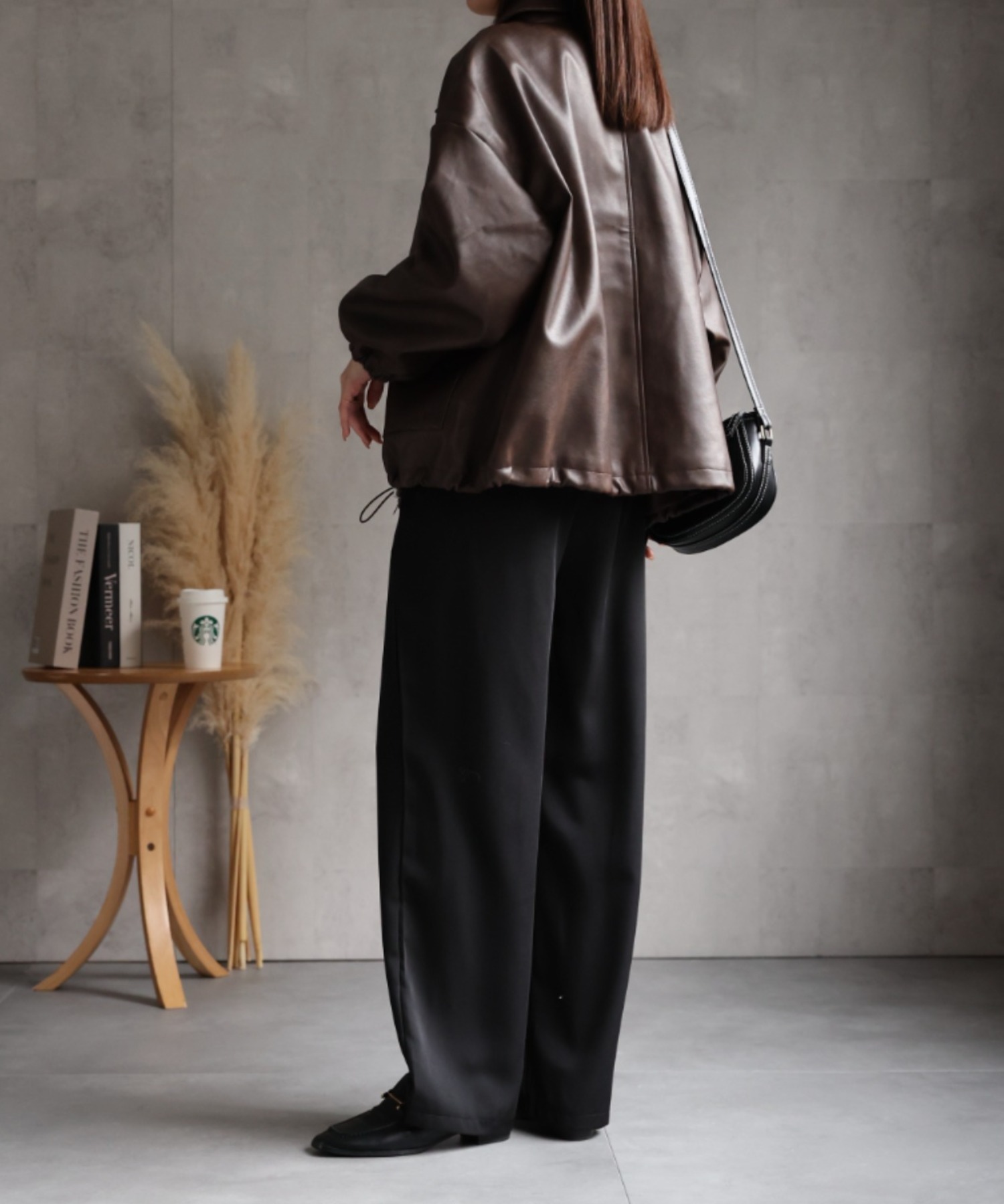 model：162㎝　着用サイズ：M