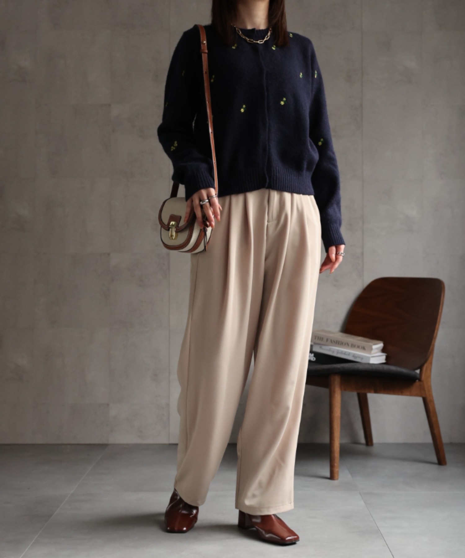 model：162㎝　着用サイズ：M