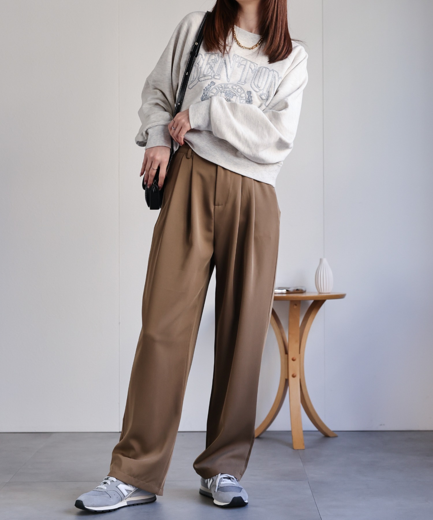 model：162㎝　着用サイズ：M
