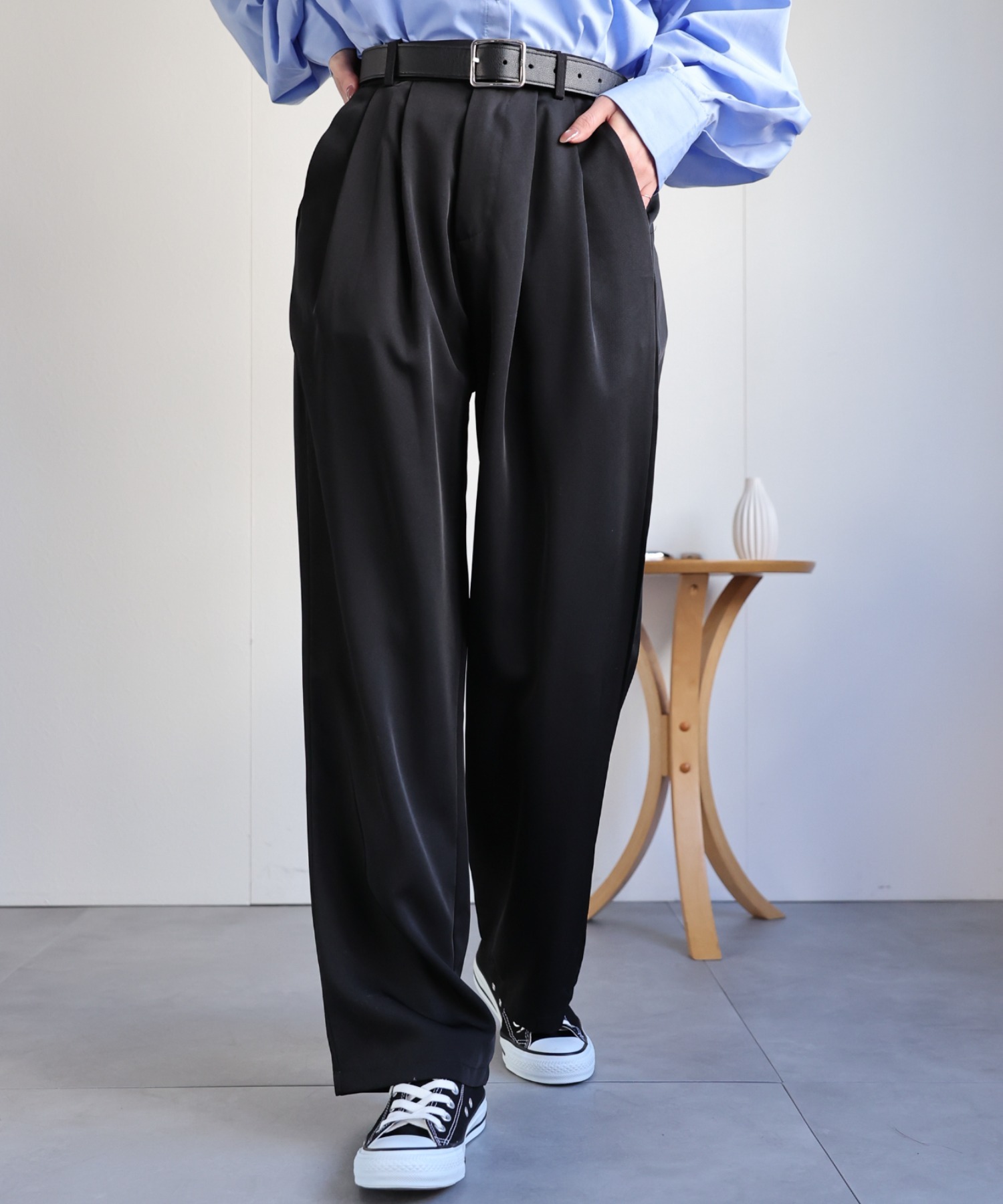 model：162㎝　着用サイズ：M