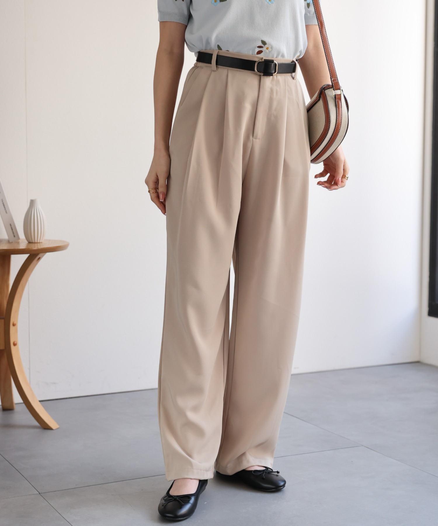 model：162㎝　着用サイズ：M