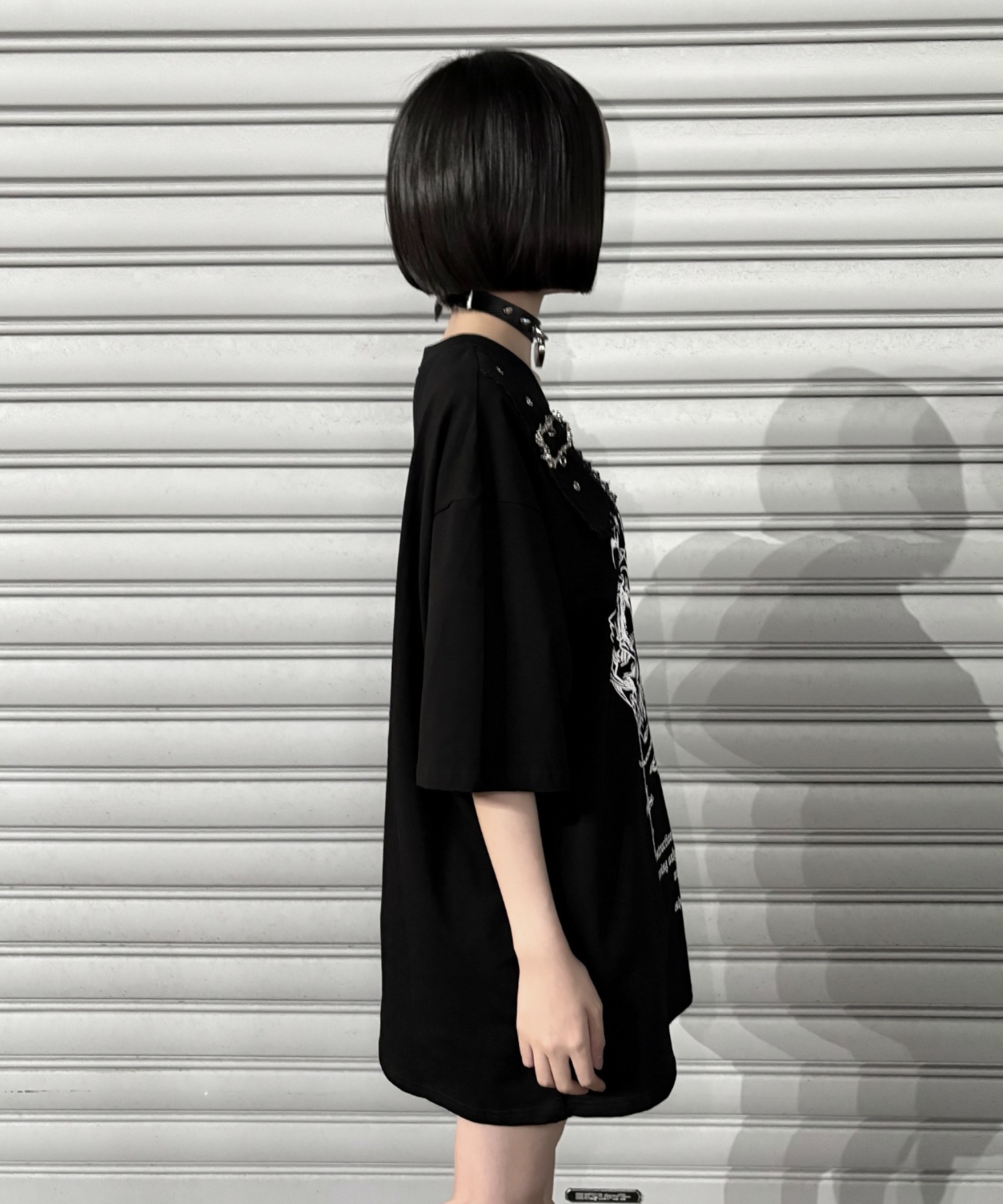 A'GEM/9 × .kom 『AOSPACE』 ツインスカル半袖Tシャツ