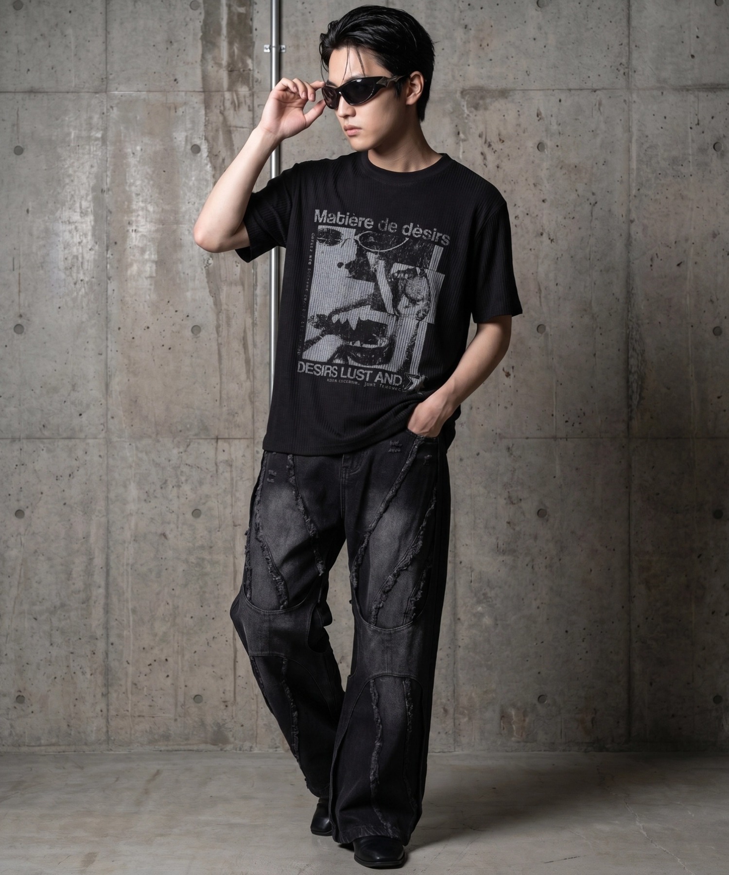 A'GEM/9 × .kom 『ARULE/アルール』 /プリントTシャツ ARULE│A'GEM/9