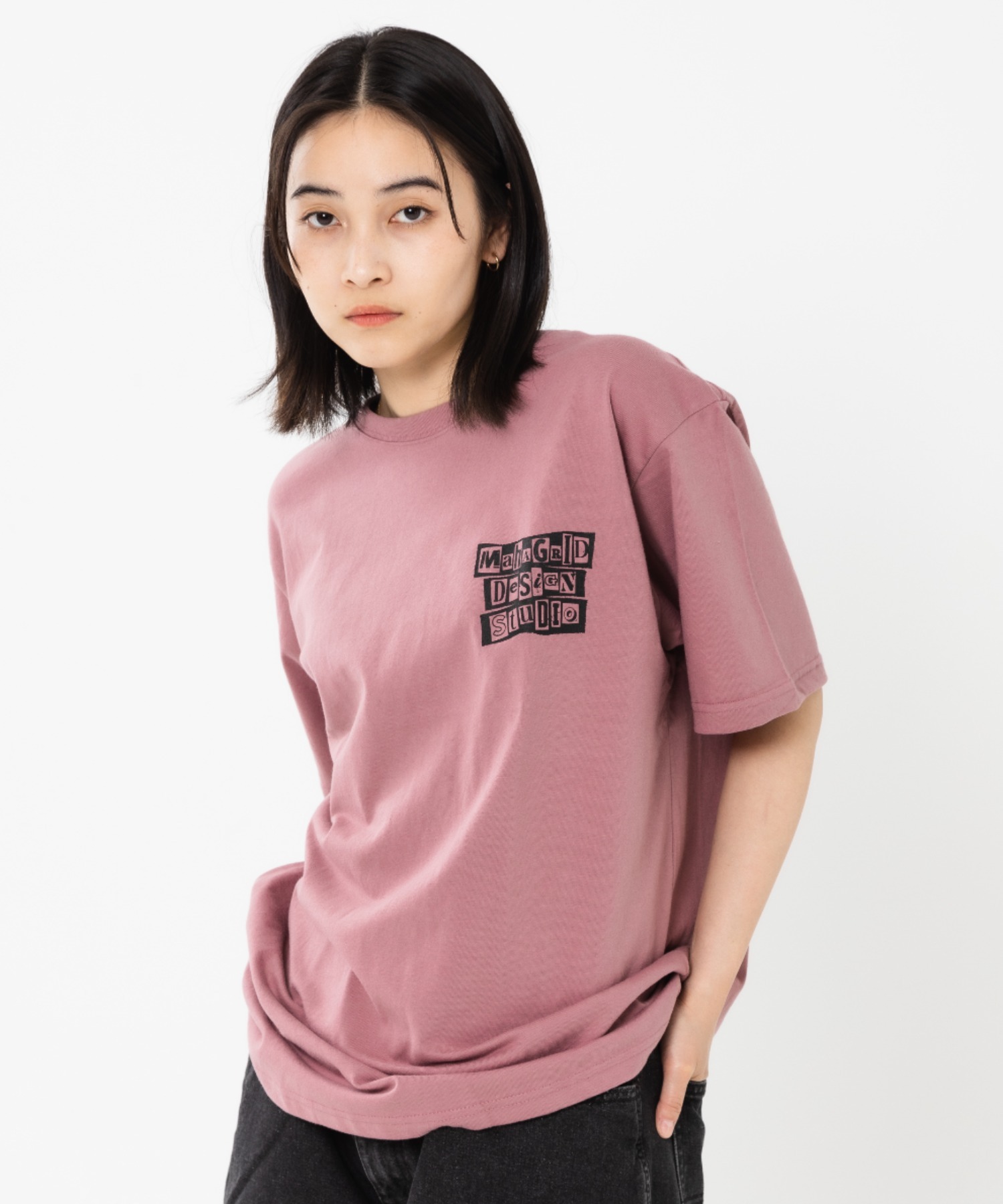 mahagrid/マハグリッド』RANSOM NOTE TEE/ランサムノート 半袖