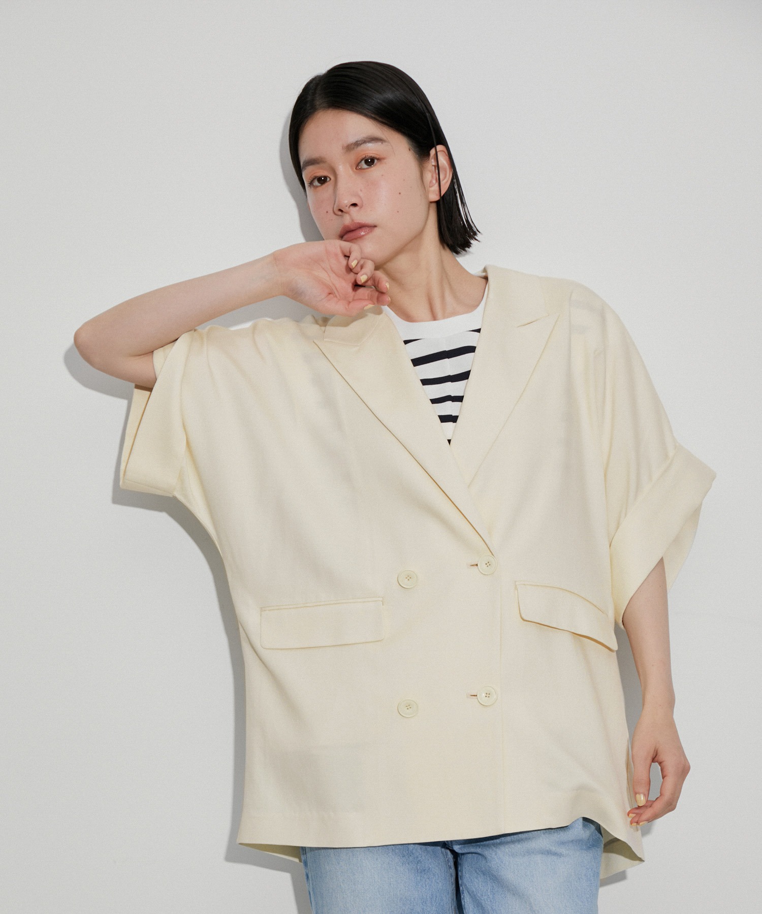 サステナブル】・【新色追加】ショートスリーブシャツJK