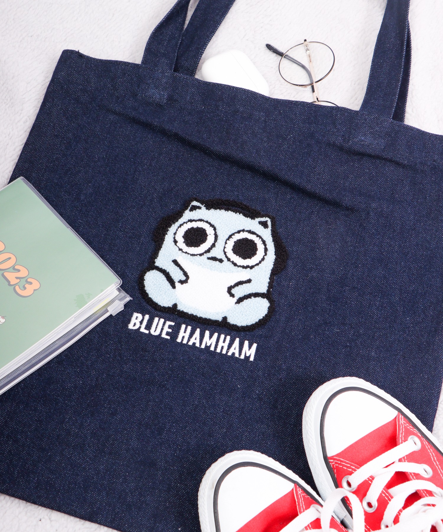 BLUE HAMHAMBLUE HAMHAM ブルーハムハム トートバッグ デニム