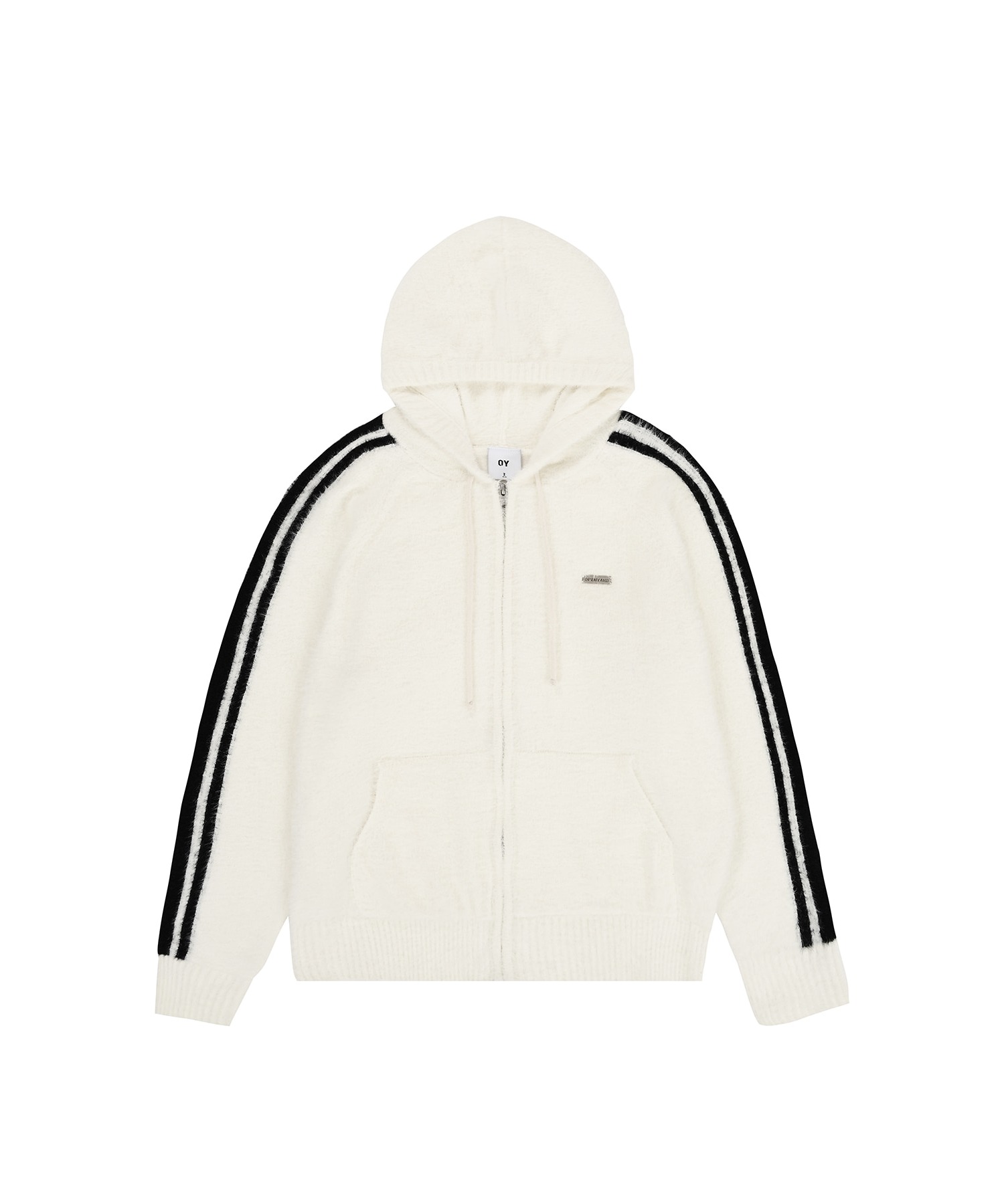 OY/オーワイ』 HAIRY KNIT HOODIE ZIP UP/ヘアリーニット ジップアップ