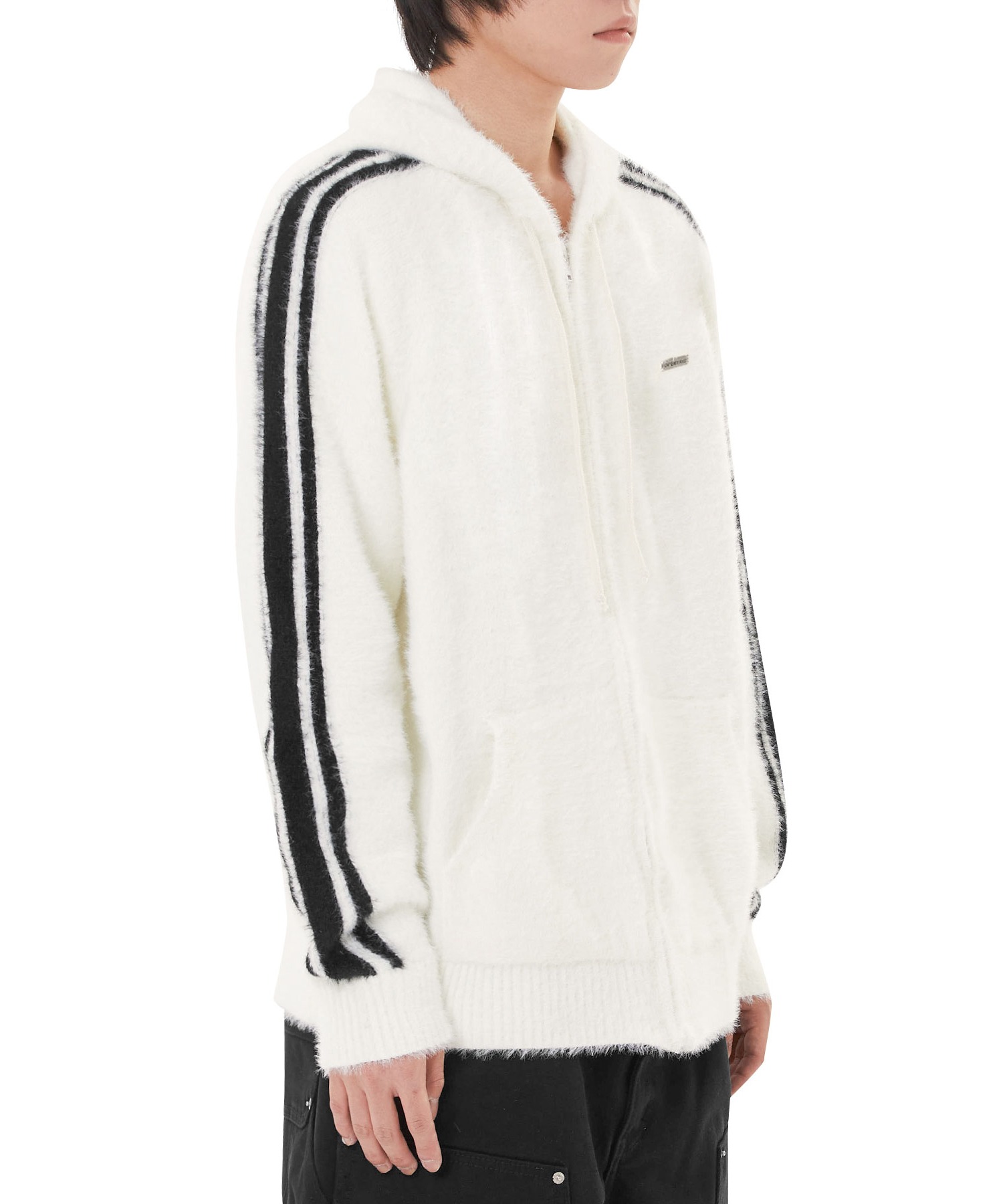 OY/オーワイ』 HAIRY KNIT HOODIE ZIP UP/ヘアリーニット ジップアップ