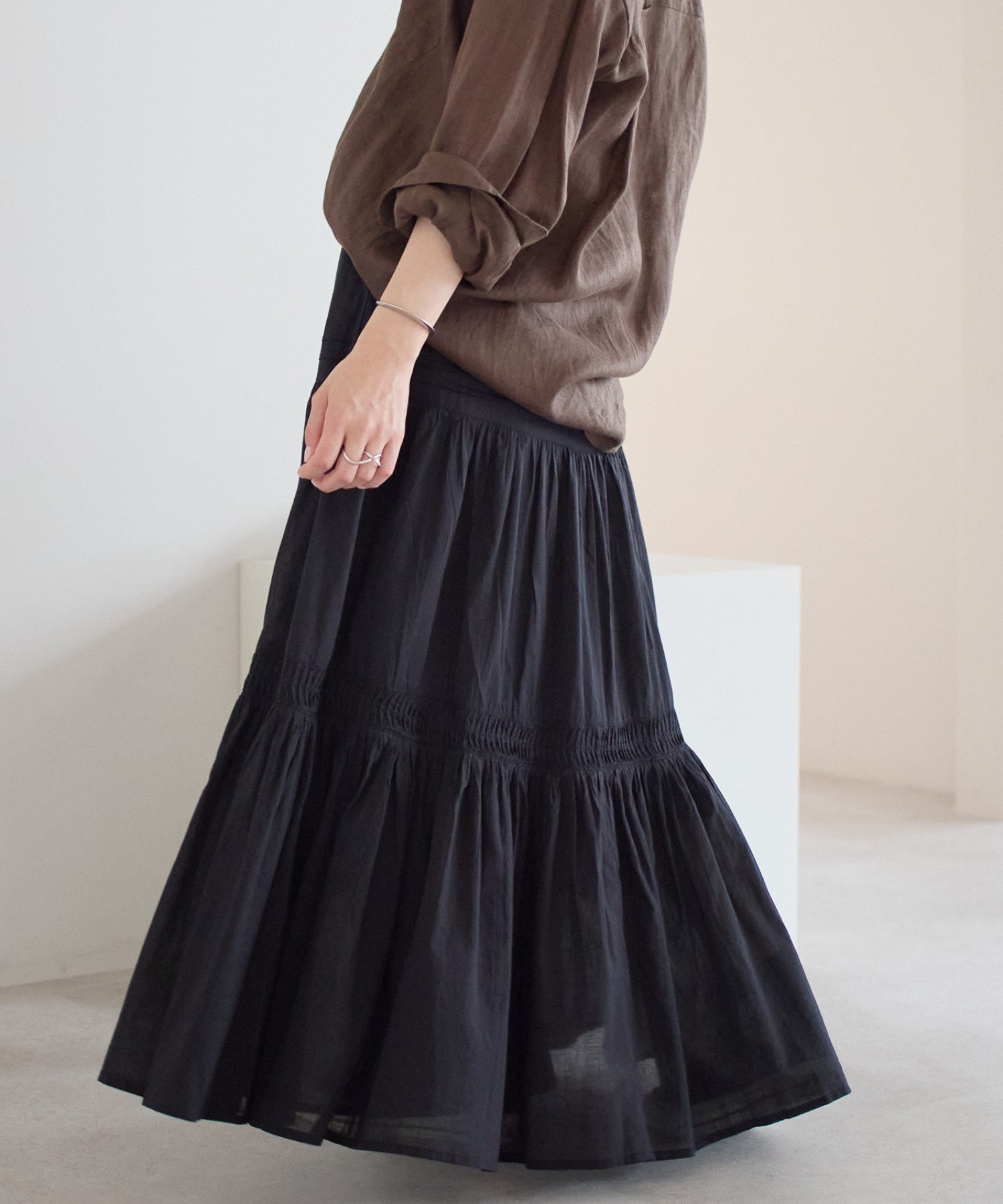 model：161cm 着用サイズ：FREE