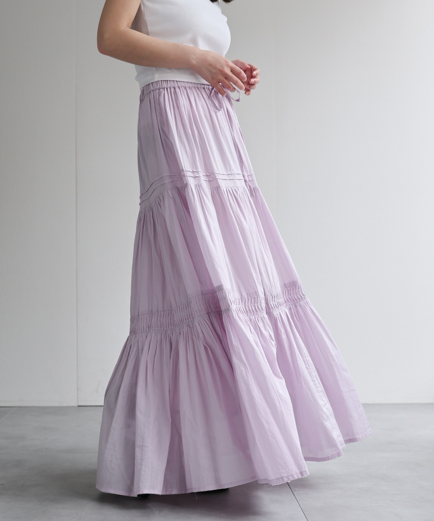 model：156cm 着用サイズ：FREE