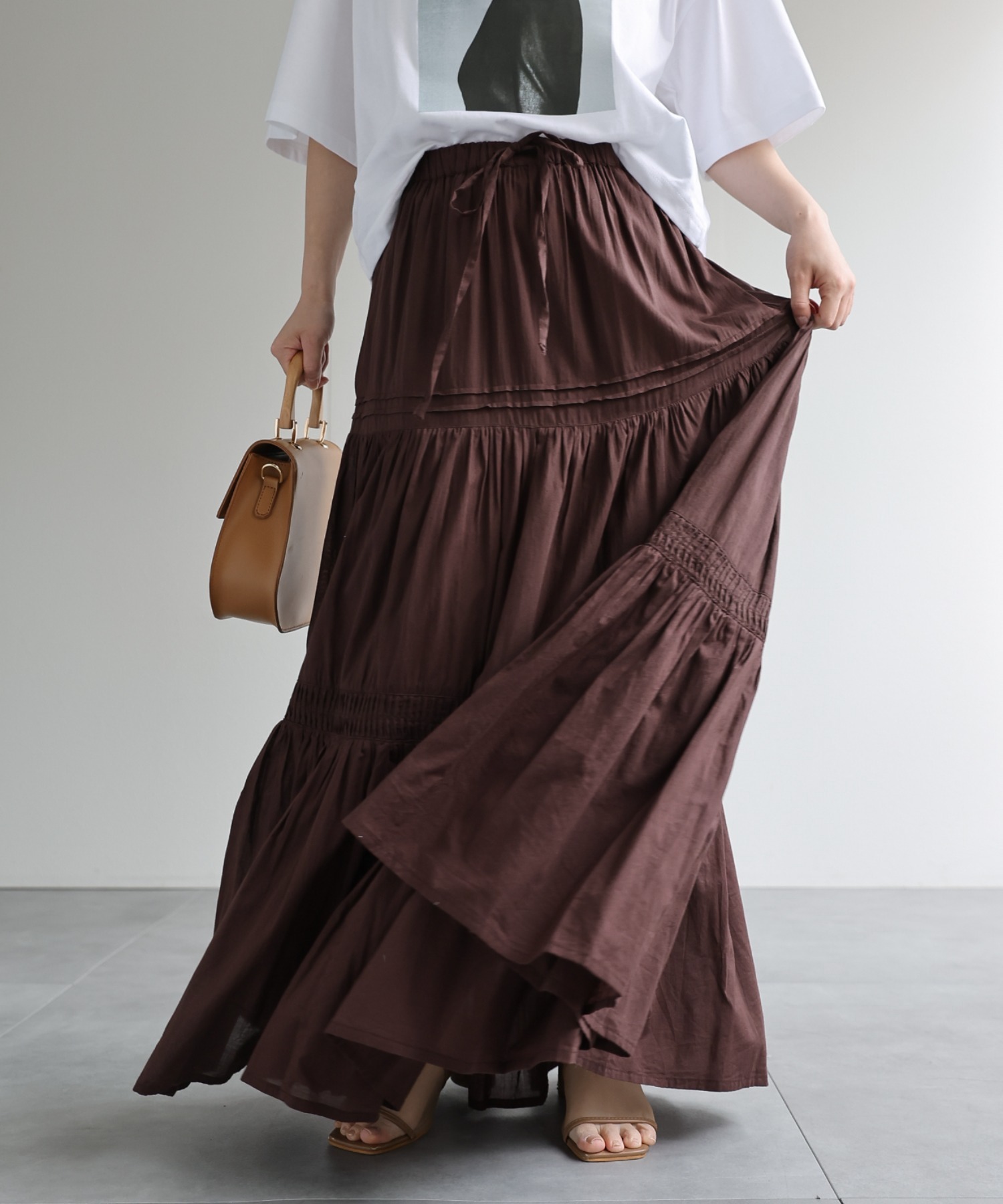 model：156cm 着用サイズ：FREE