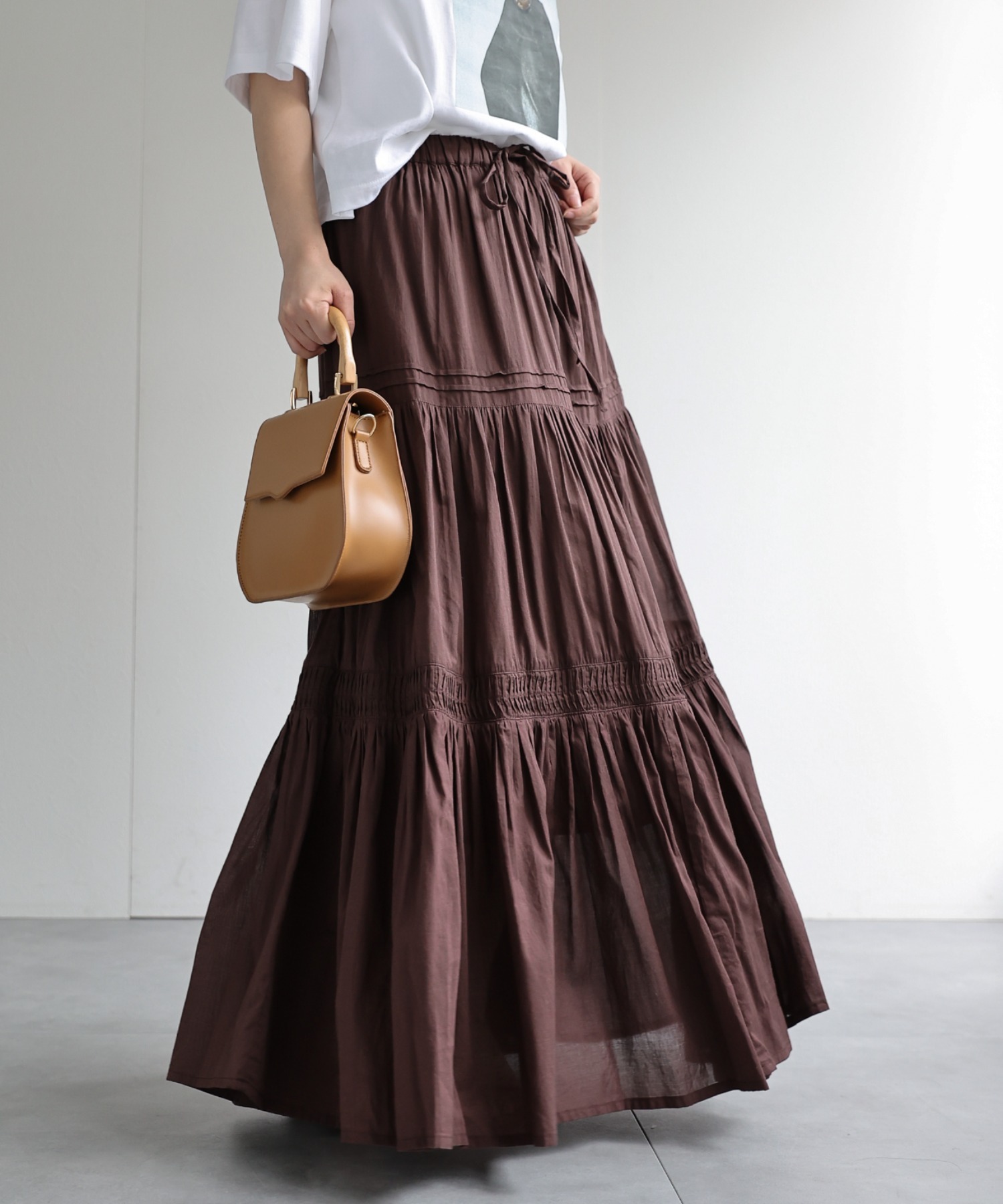 model：156cm 着用サイズ：FREE