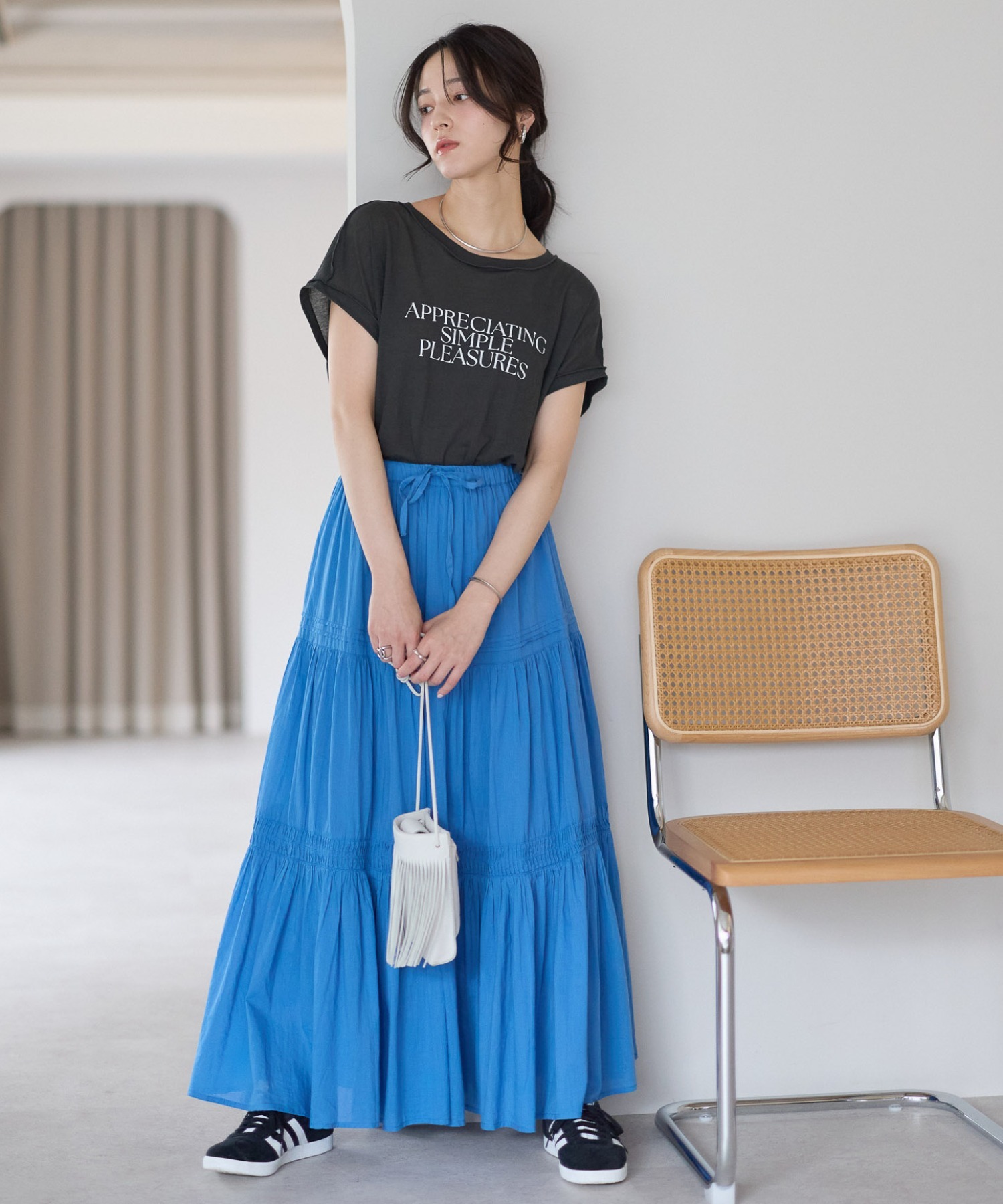 model：161cm 着用サイズ：FREE